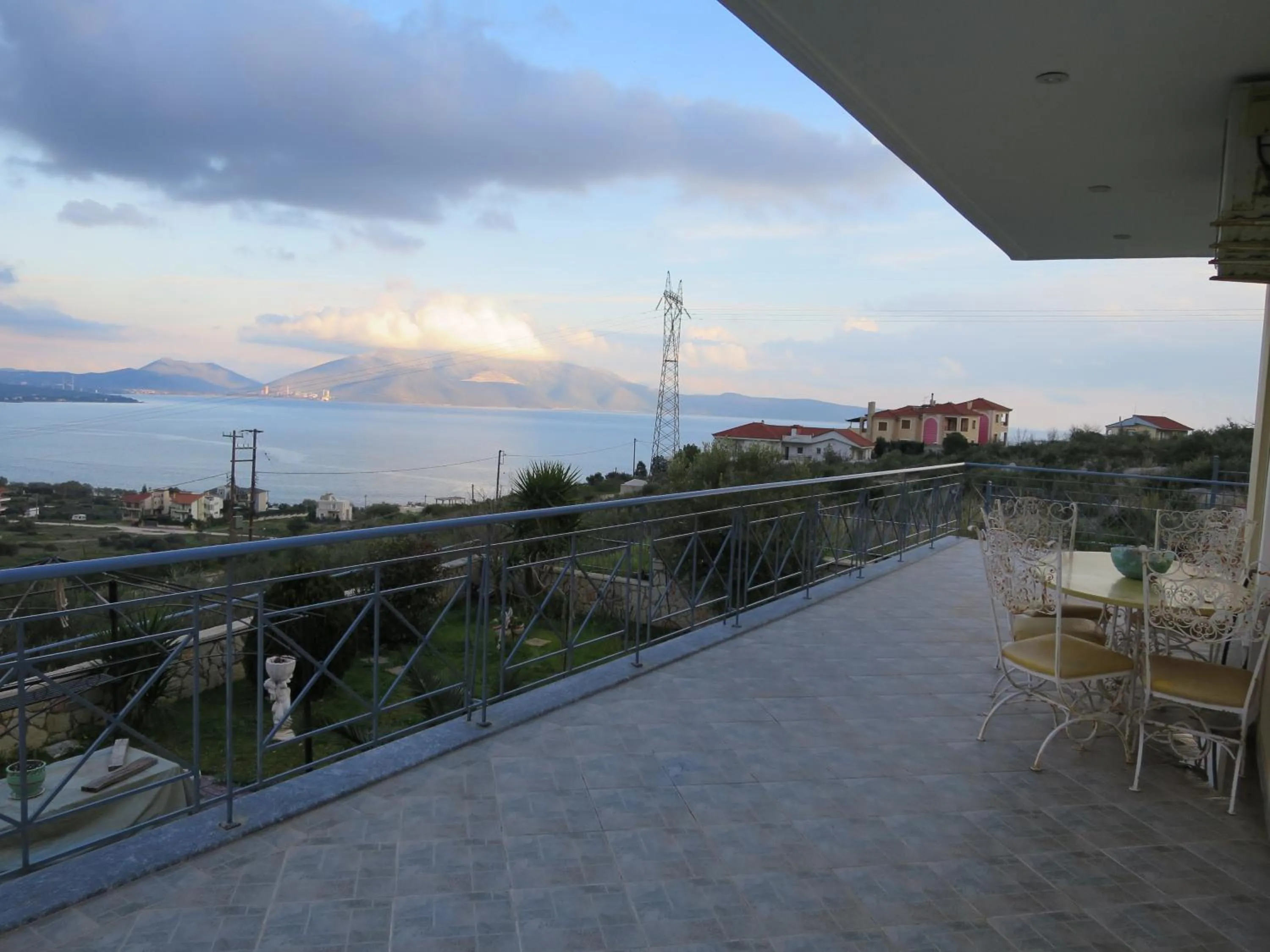 Patio in Villa Christine - Maisonettes with fireplace