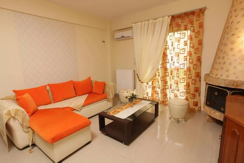 Living room in Villa Christine - Maisonettes with fireplace