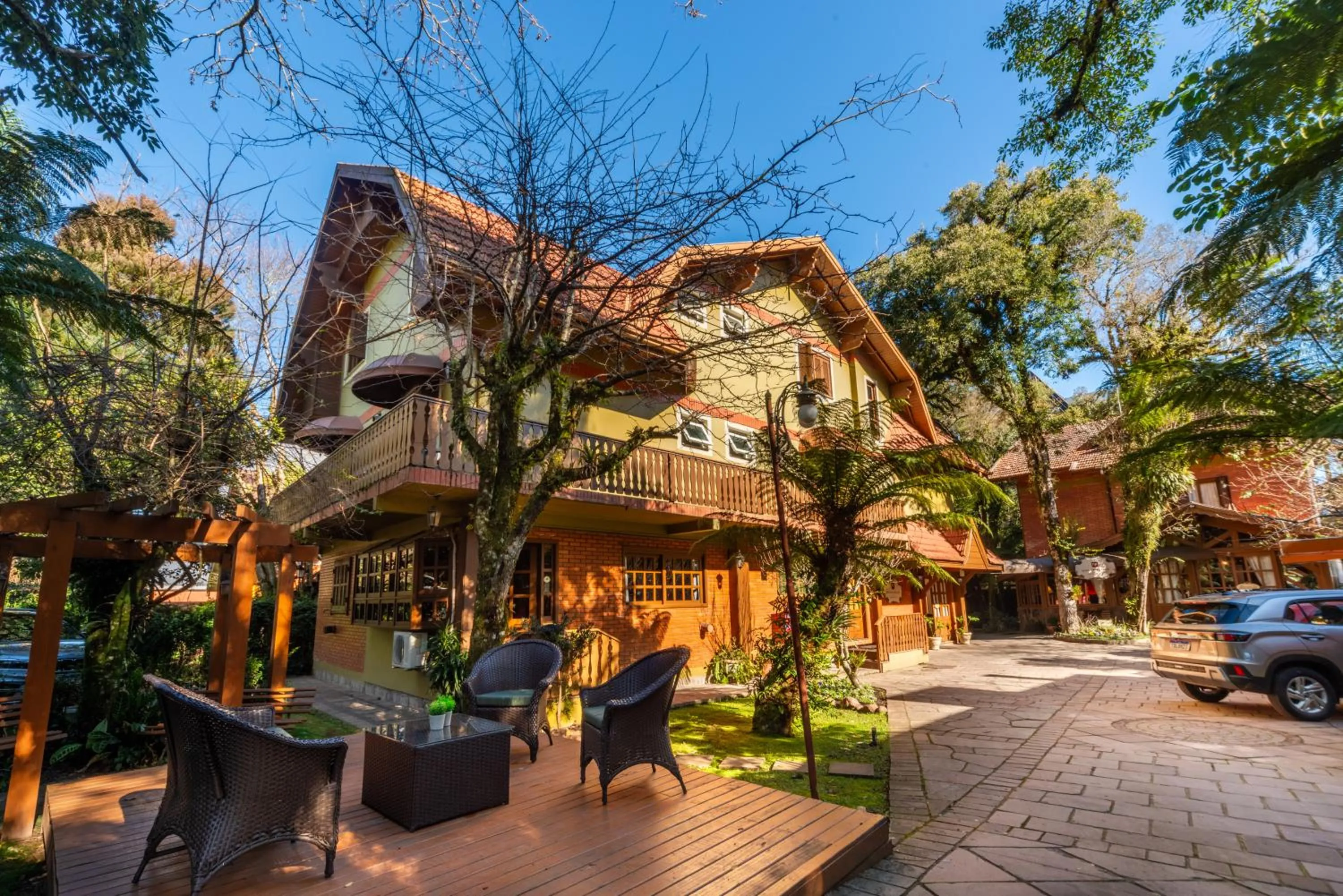 Garden in Pousada Monte Felice Recanto da Lua