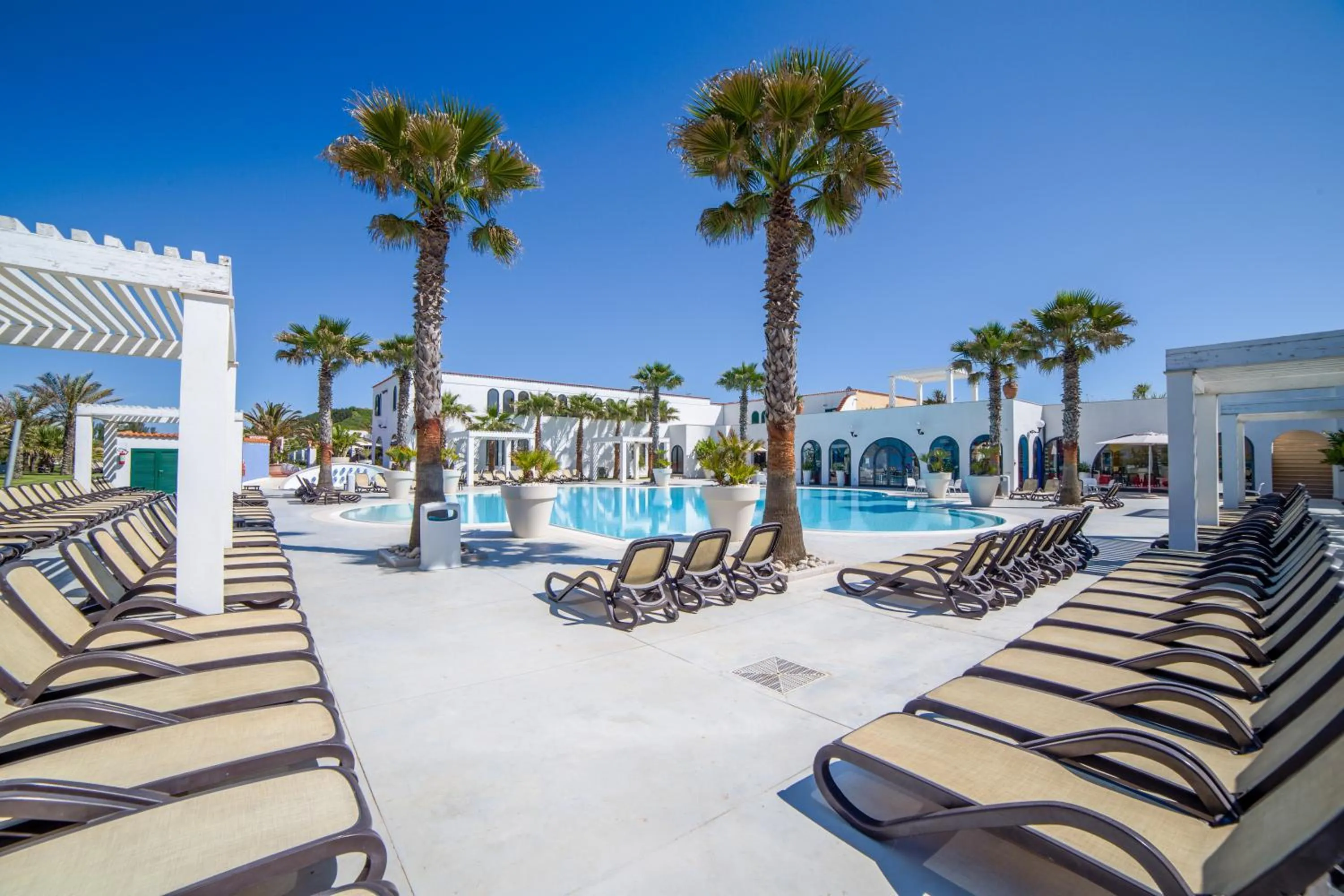 Pool view in Centro Vacanze Poker