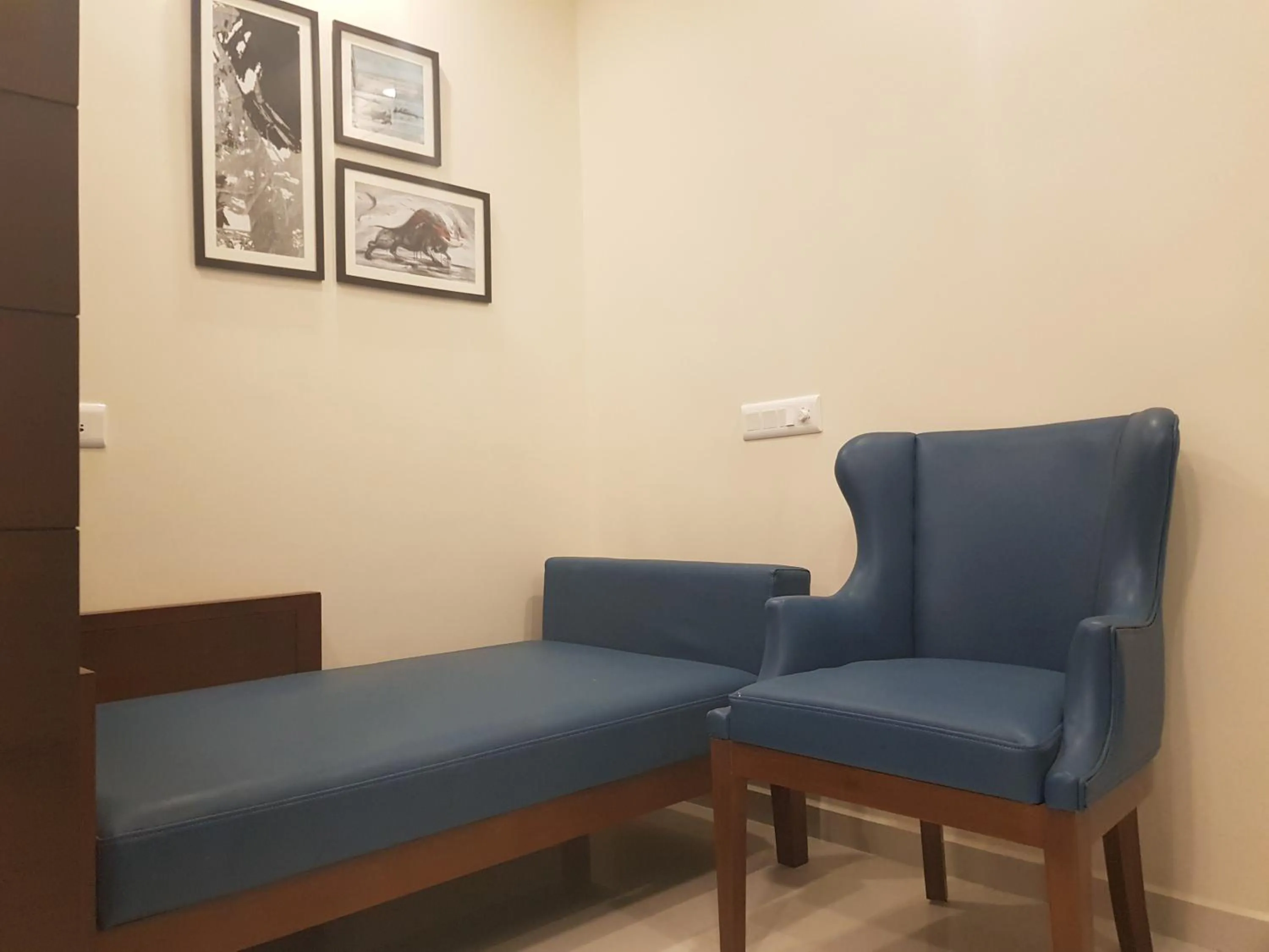 Seating area in The Bull Boutique Hotel