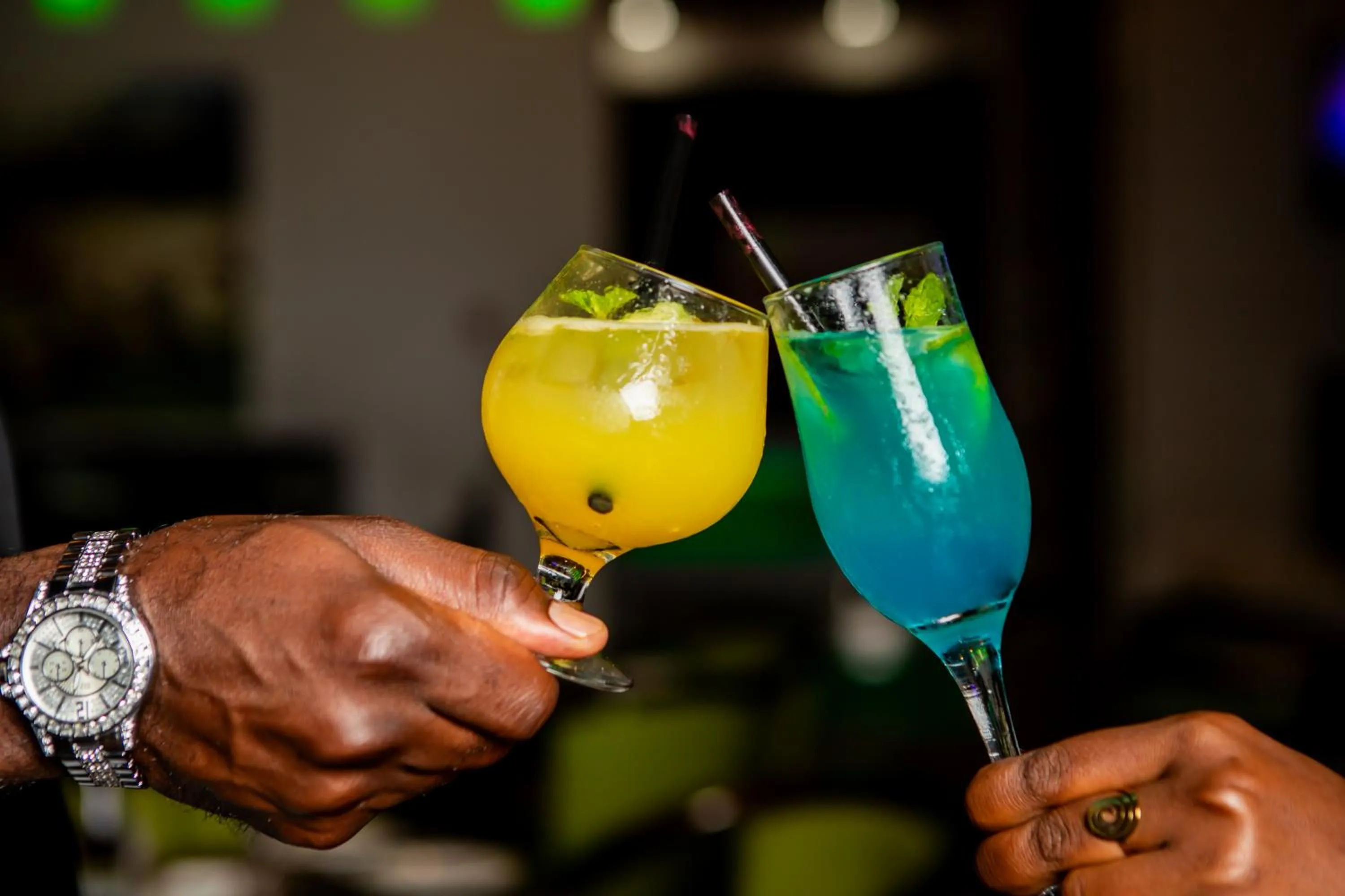 Drinks in The Emory Hotel