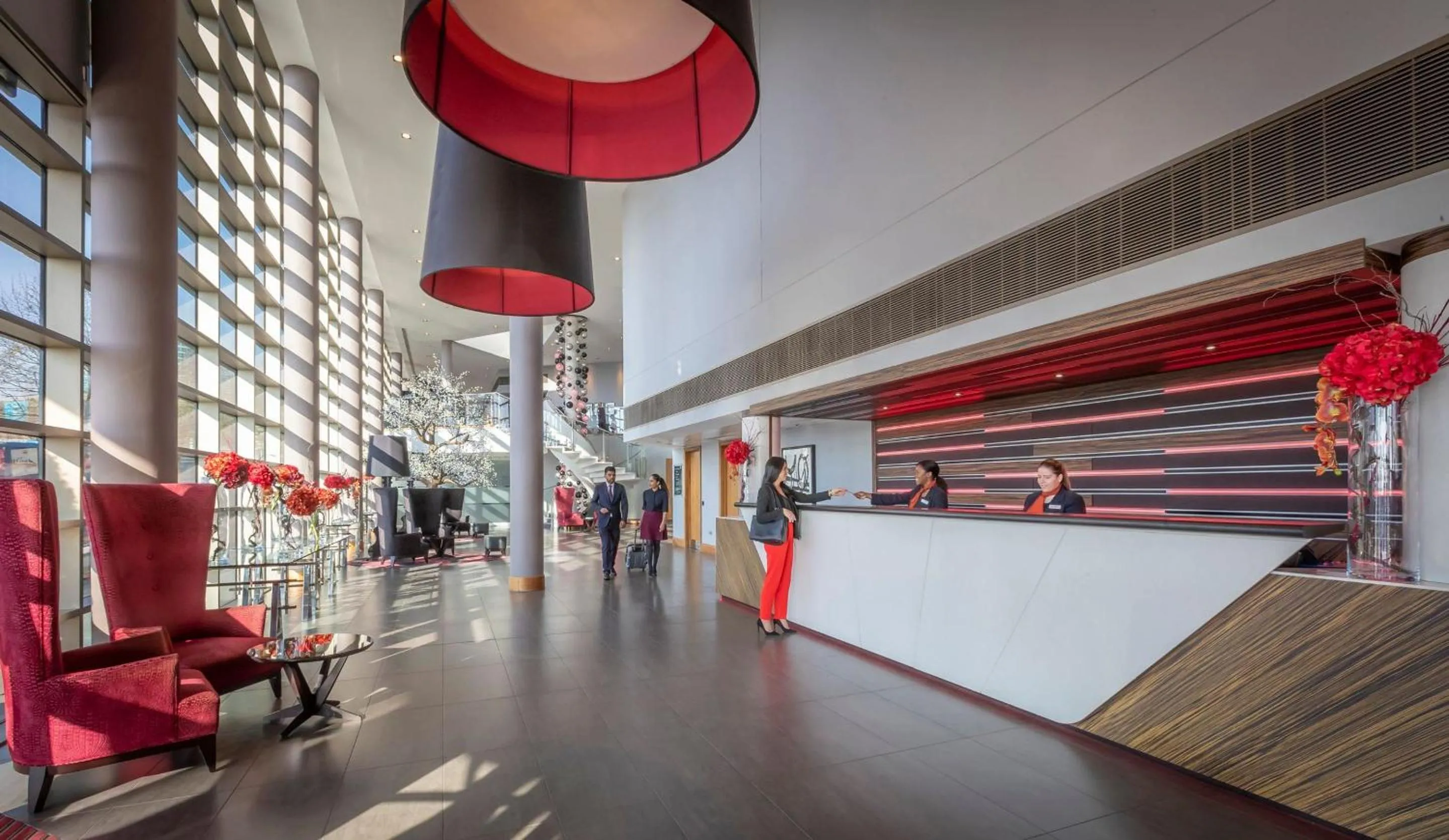 Lobby or reception in Clayton Hotel Birmingham