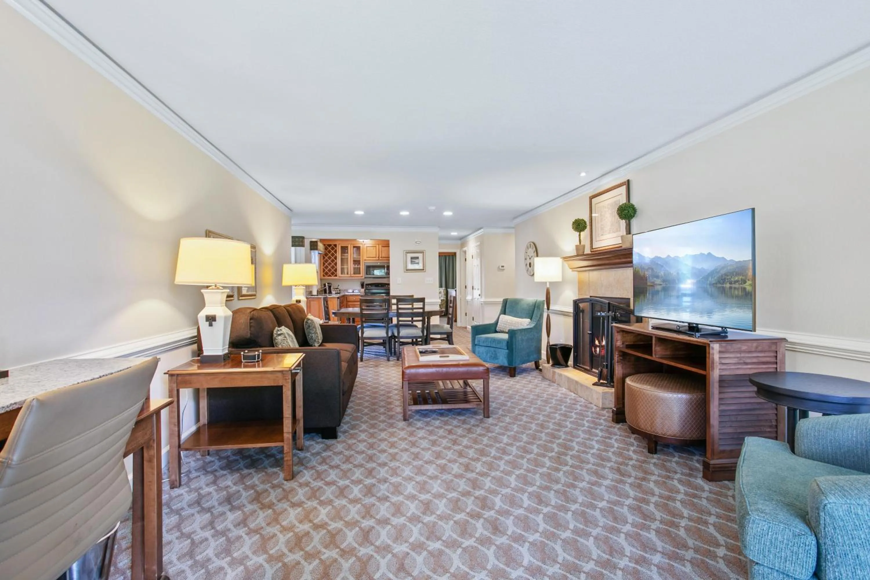 Living room in Kingsmill Resort