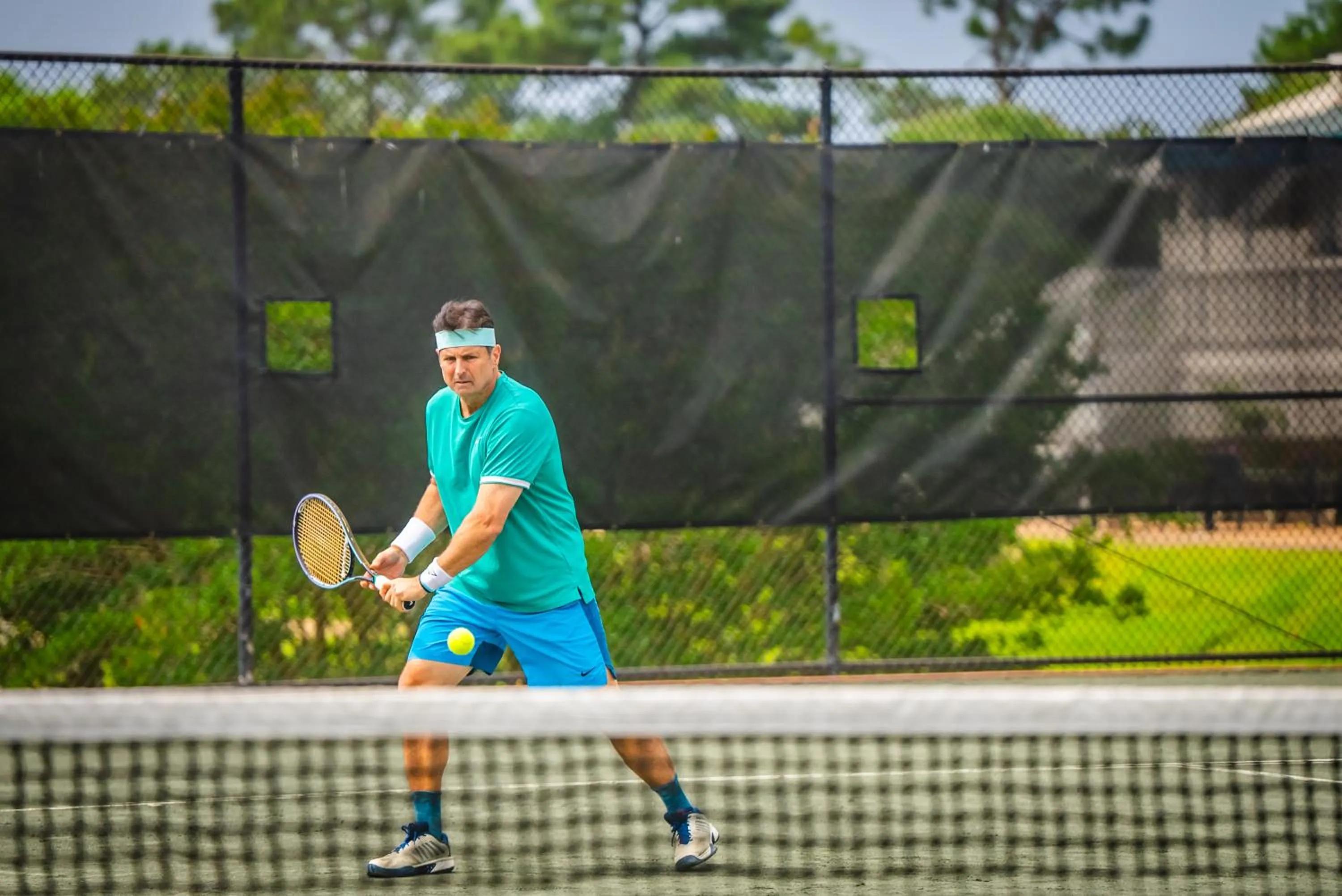 Tennis court in Kingsmill Resort