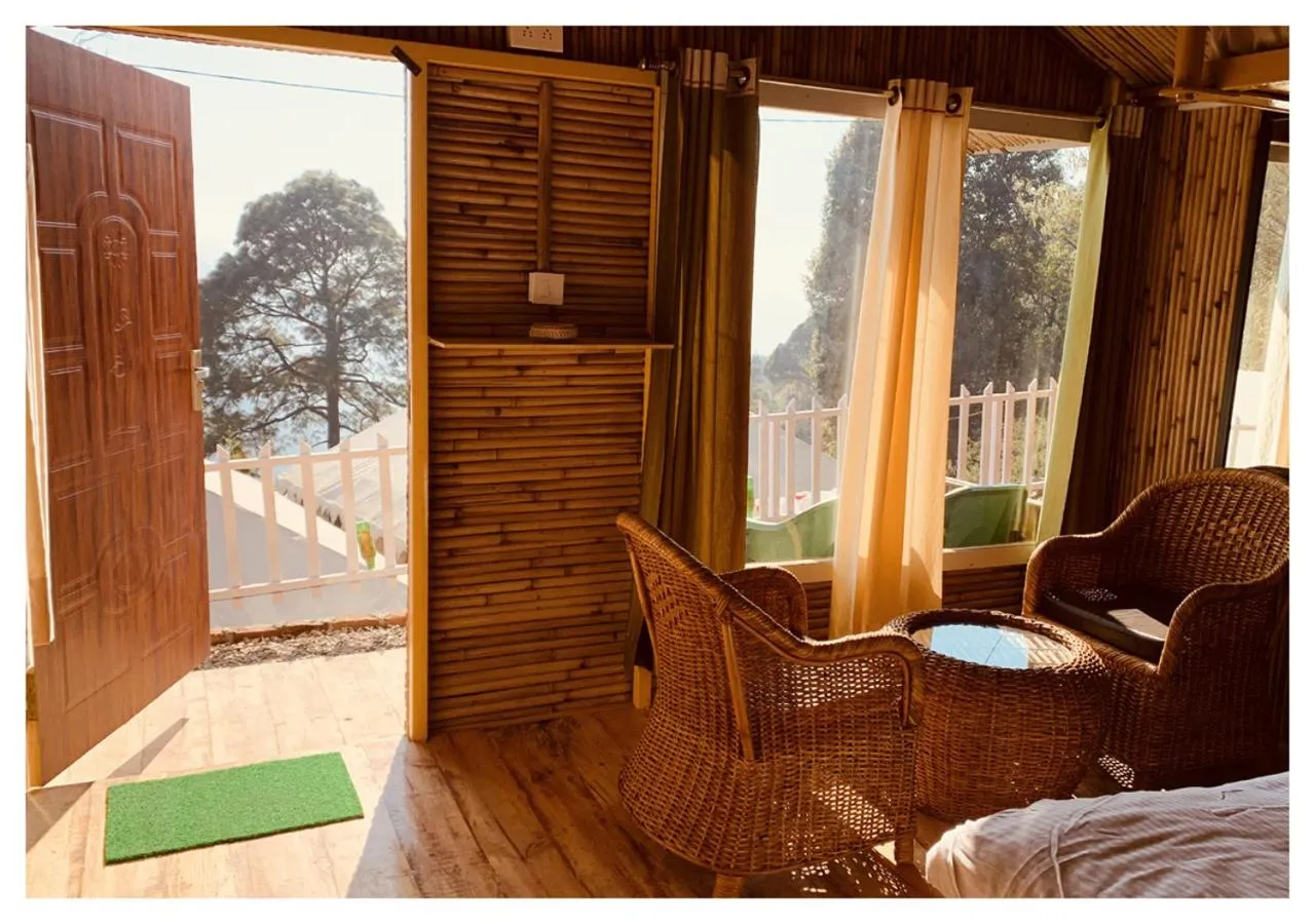 Living room in The Cocoon Camps & nature Resorts