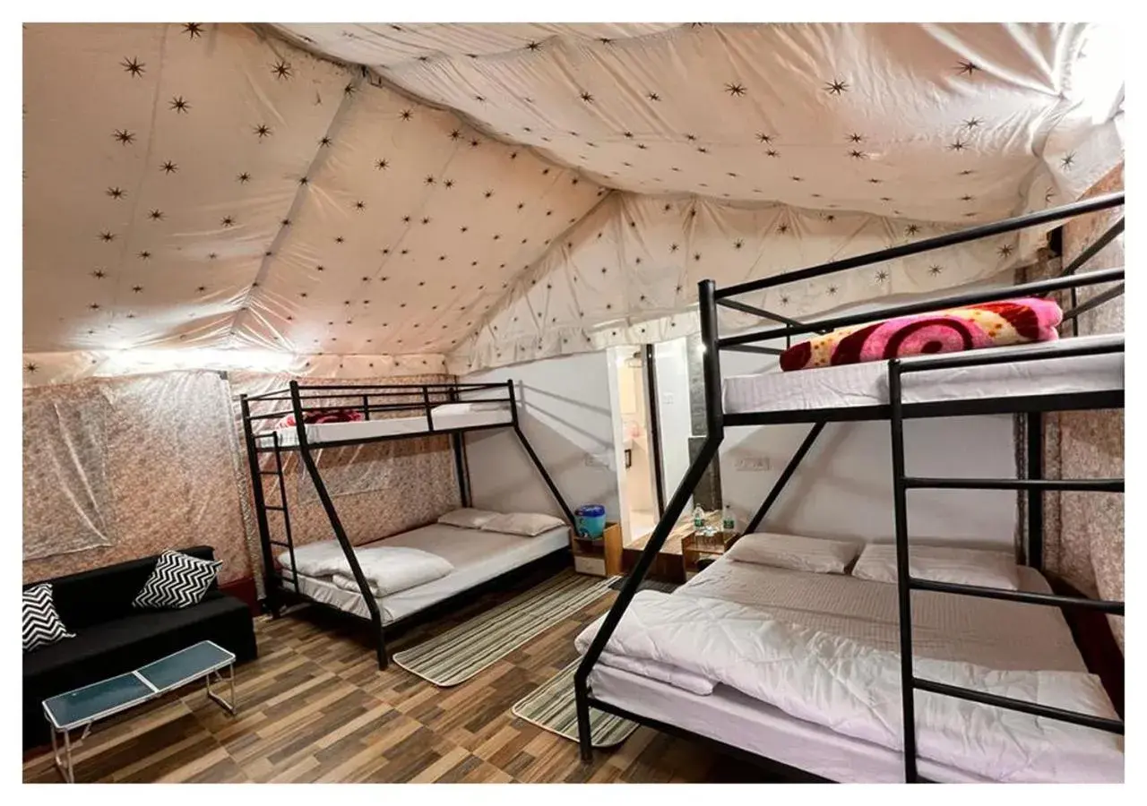 Bed in The Cocoon Camps & nature Resorts Bed in The Cocoon Camps & nature Resorts