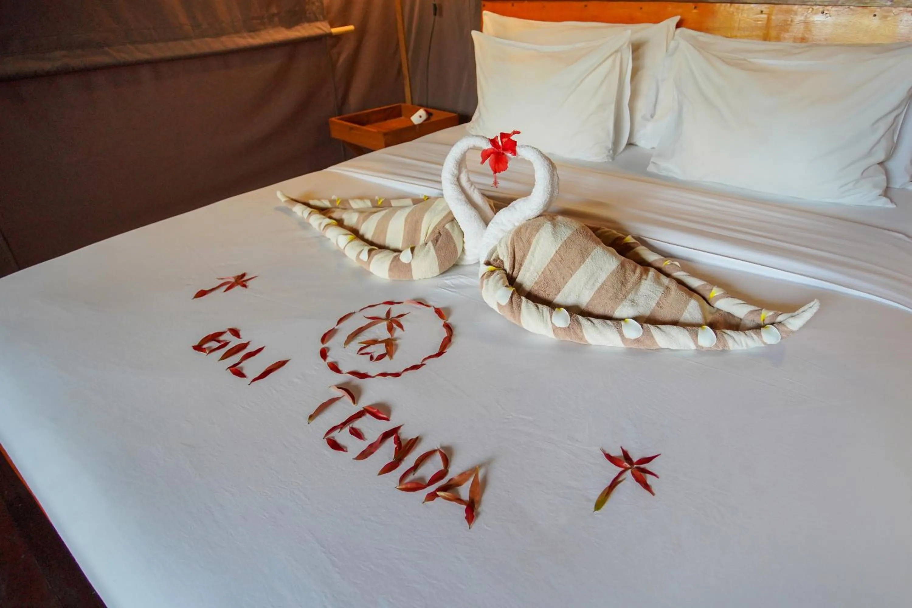 Bed in Gili Tenda