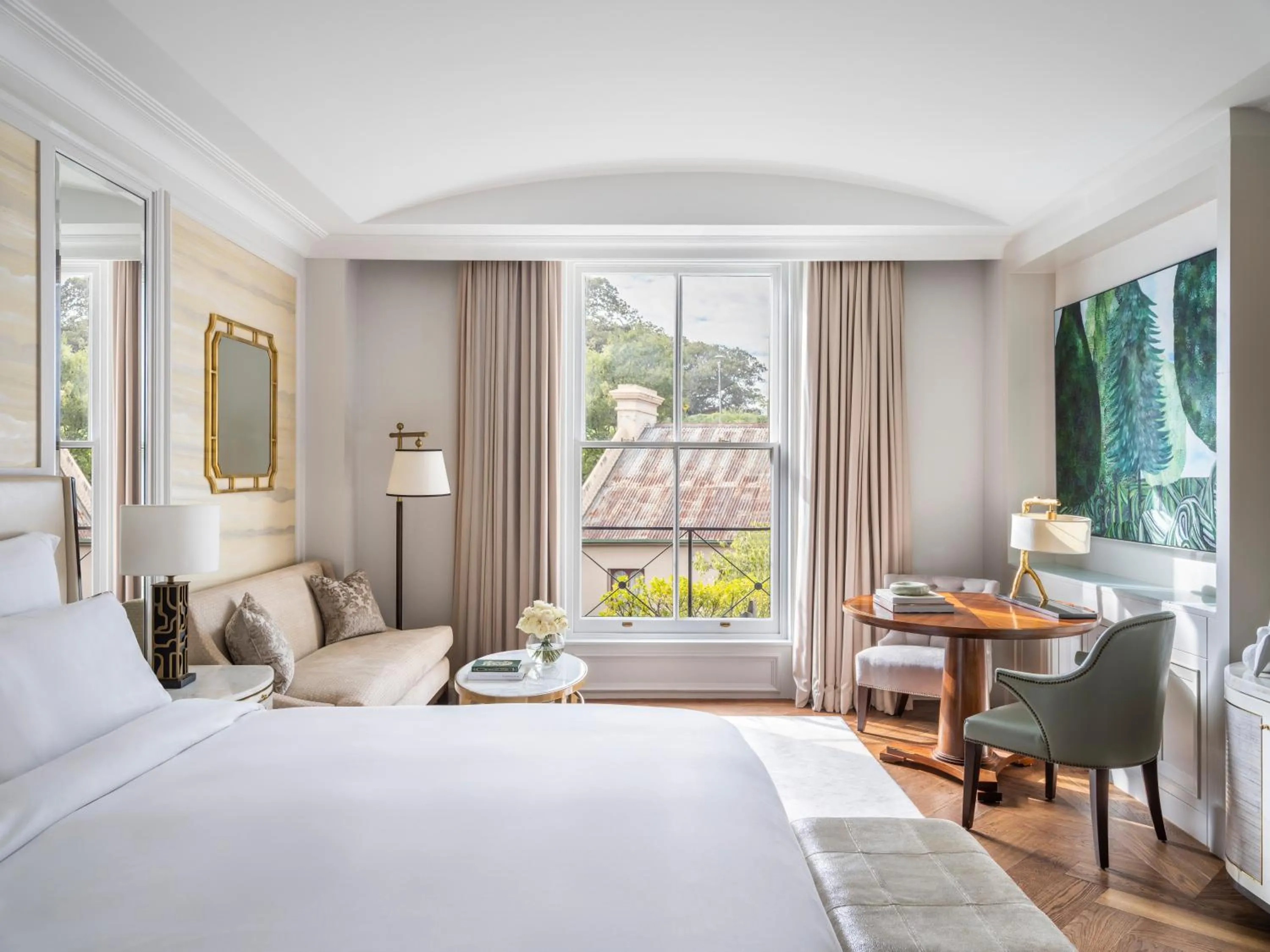 Bedroom, Bed in The Langham Sydney