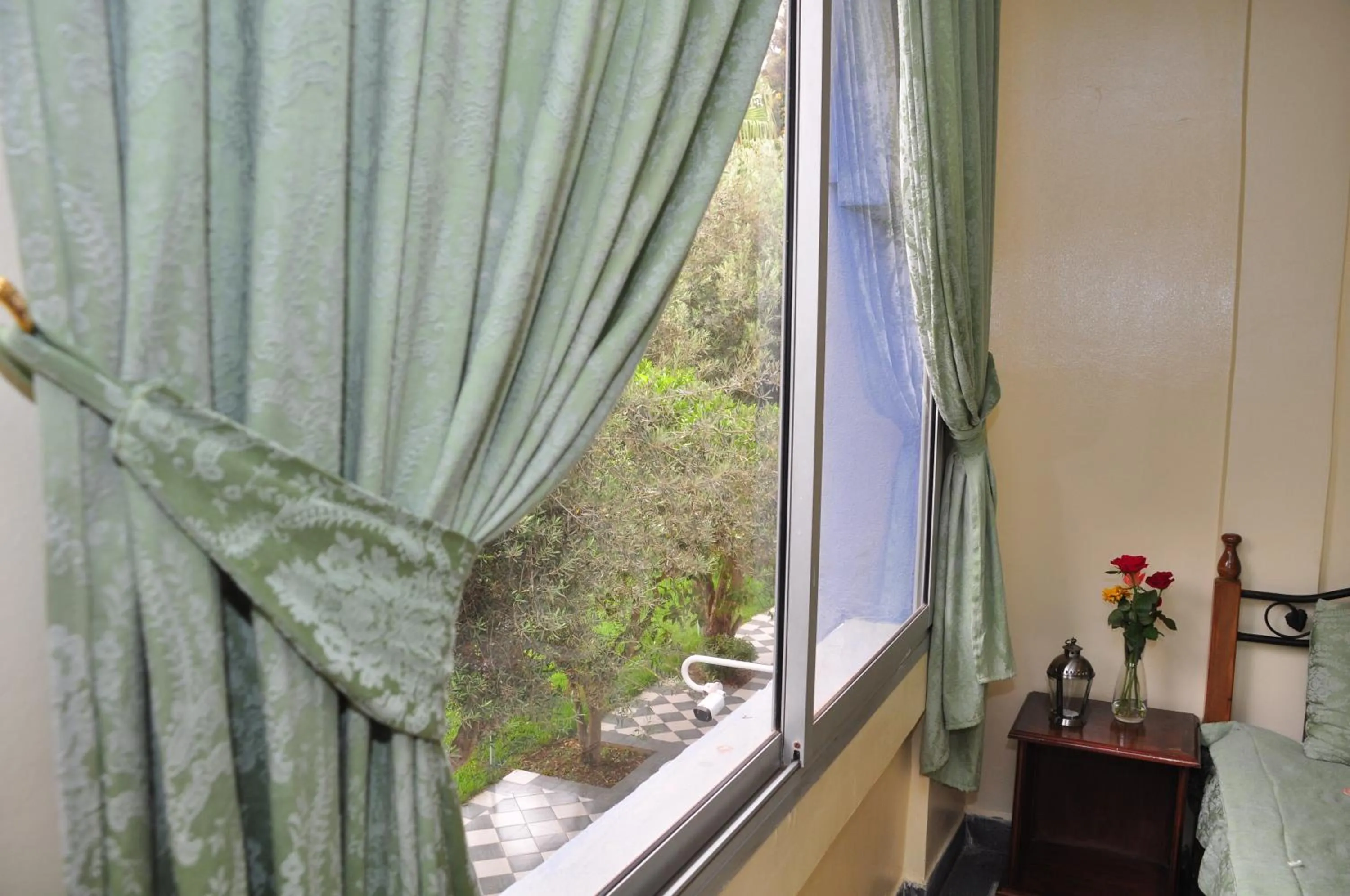 Garden view in Hotel Ribis