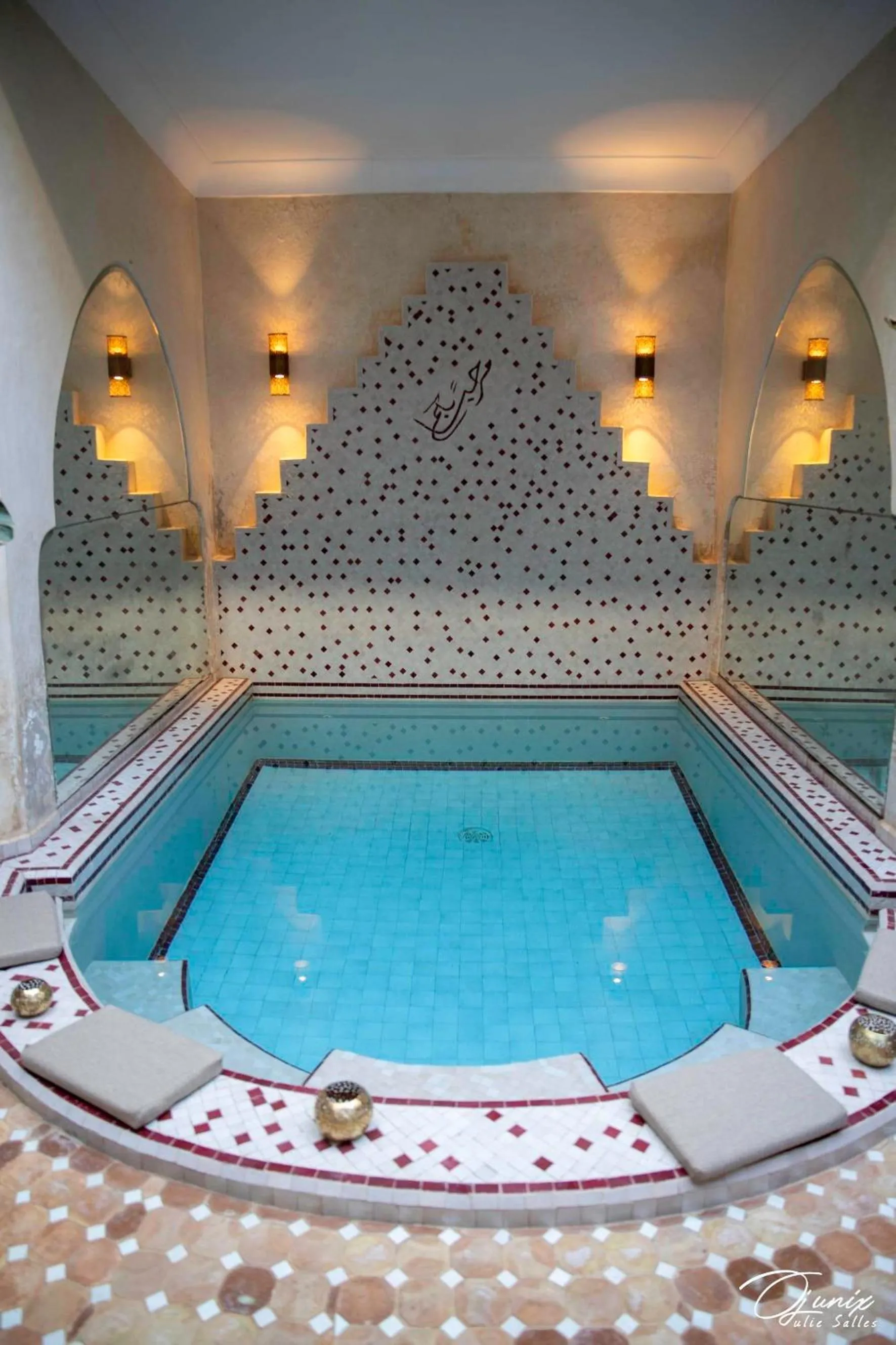 Pool view in Riad Zoraida