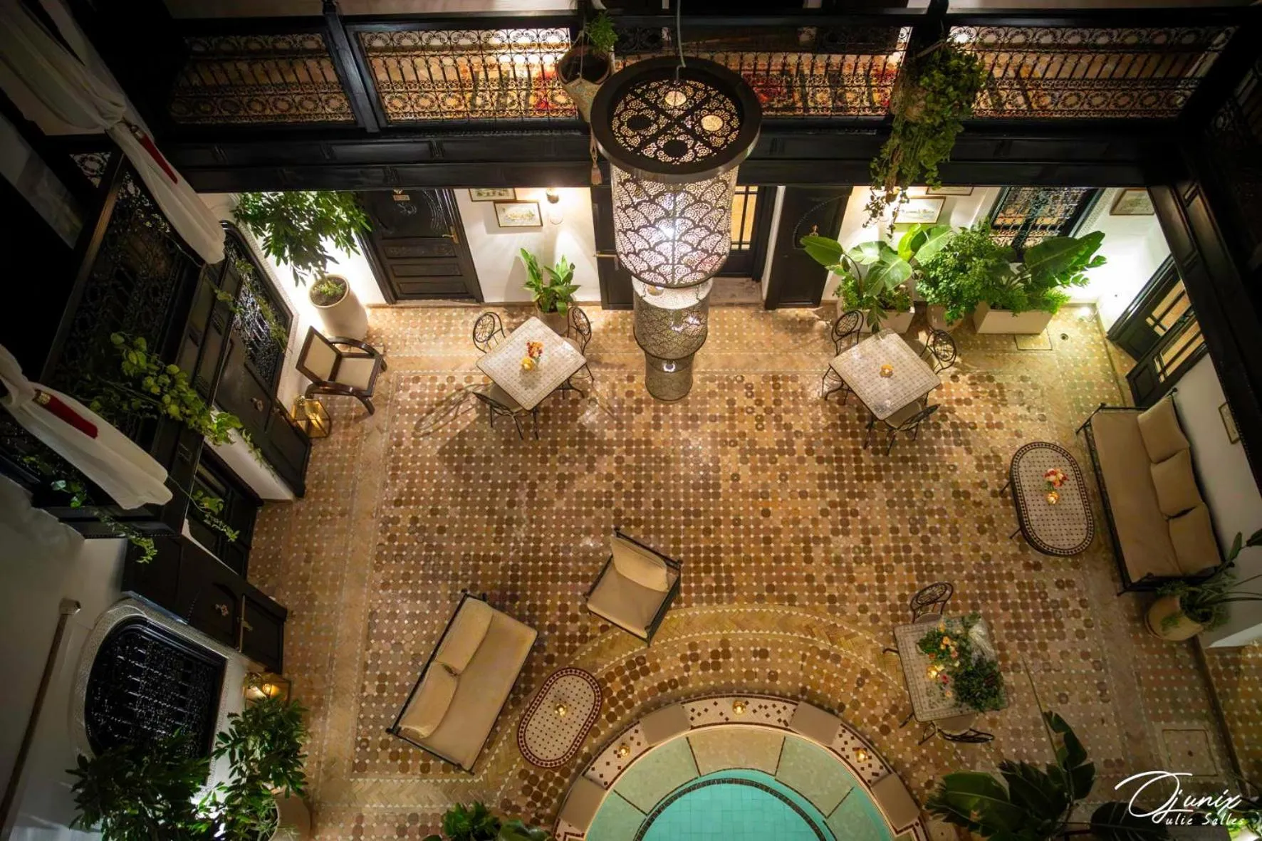 Patio in Riad Zoraida