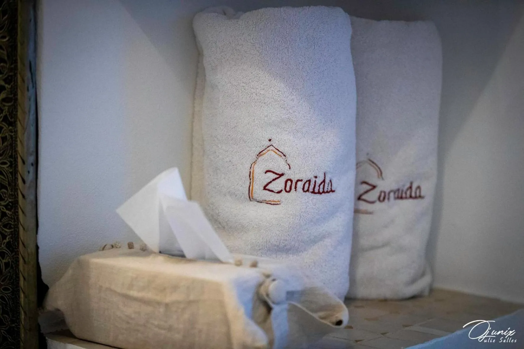towels, Bed in Riad Zoraida