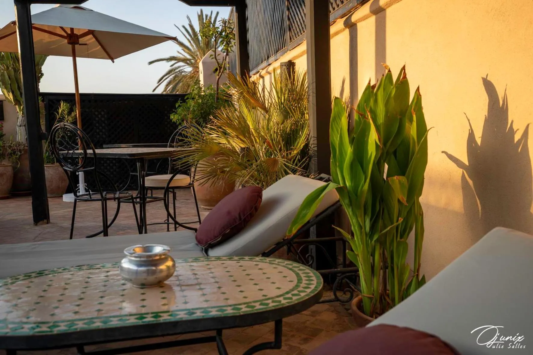 Patio in Riad Zoraida