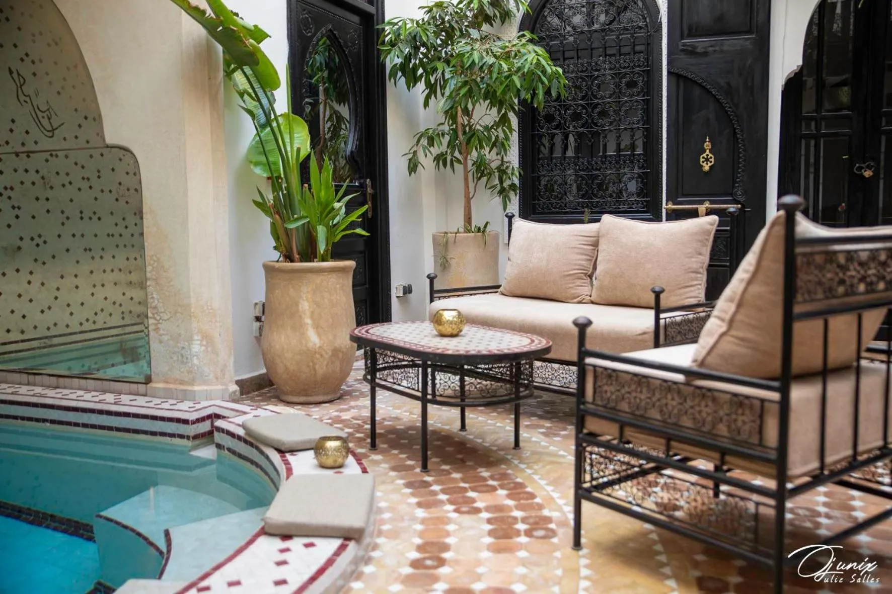 Patio in Riad Zoraida