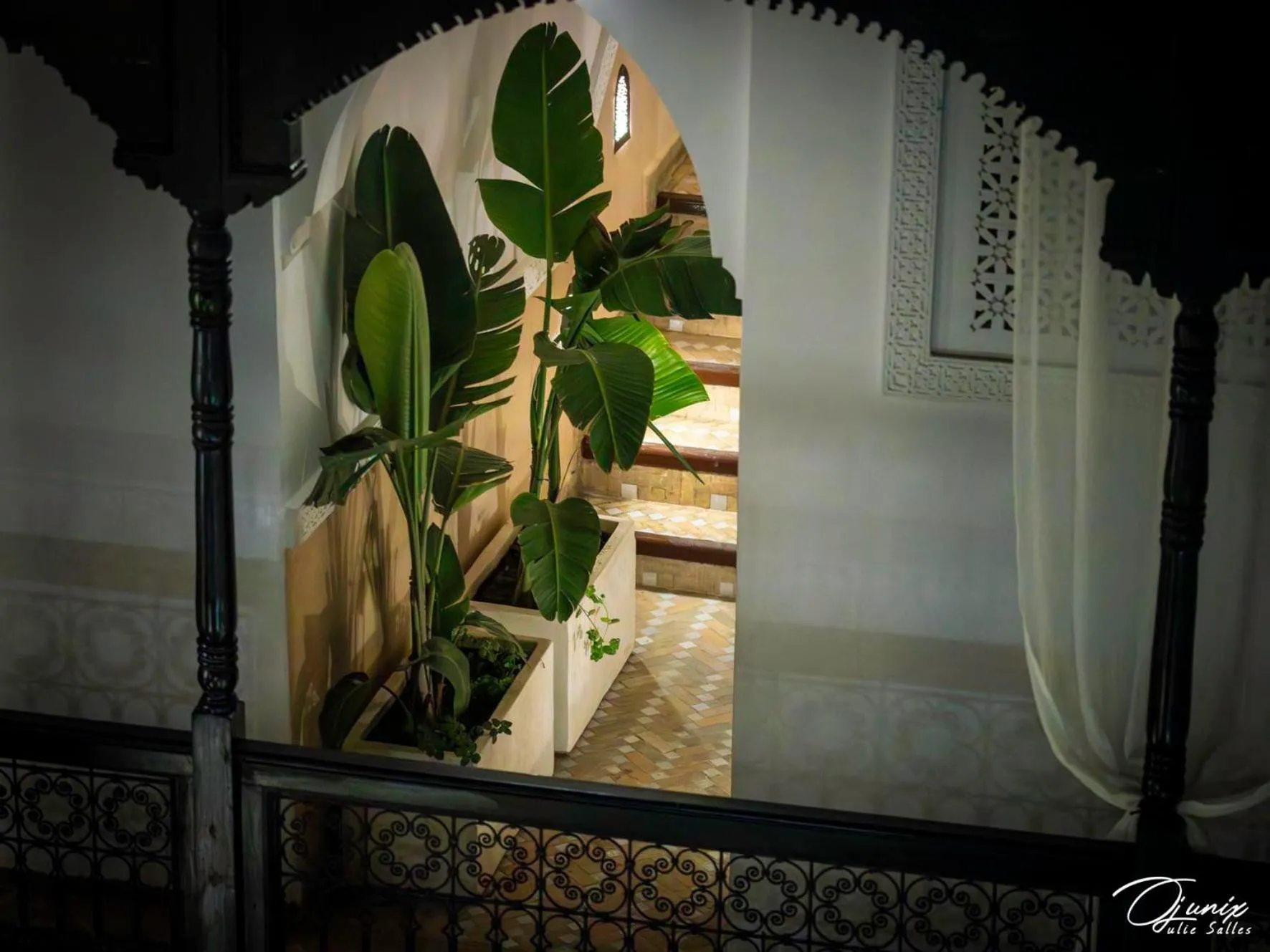 Decorative detail in Riad Zoraida
