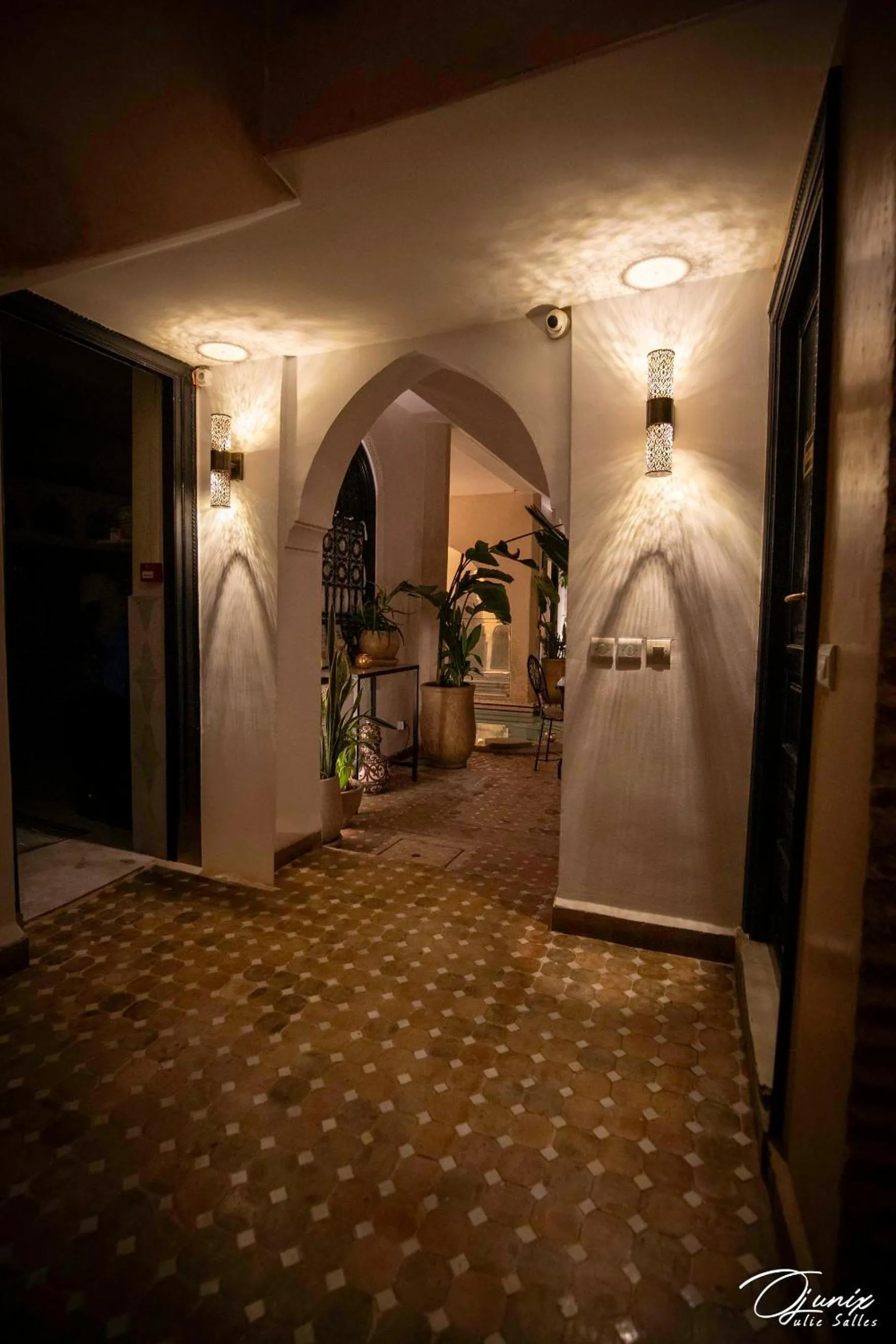 Decorative detail in Riad Zoraida