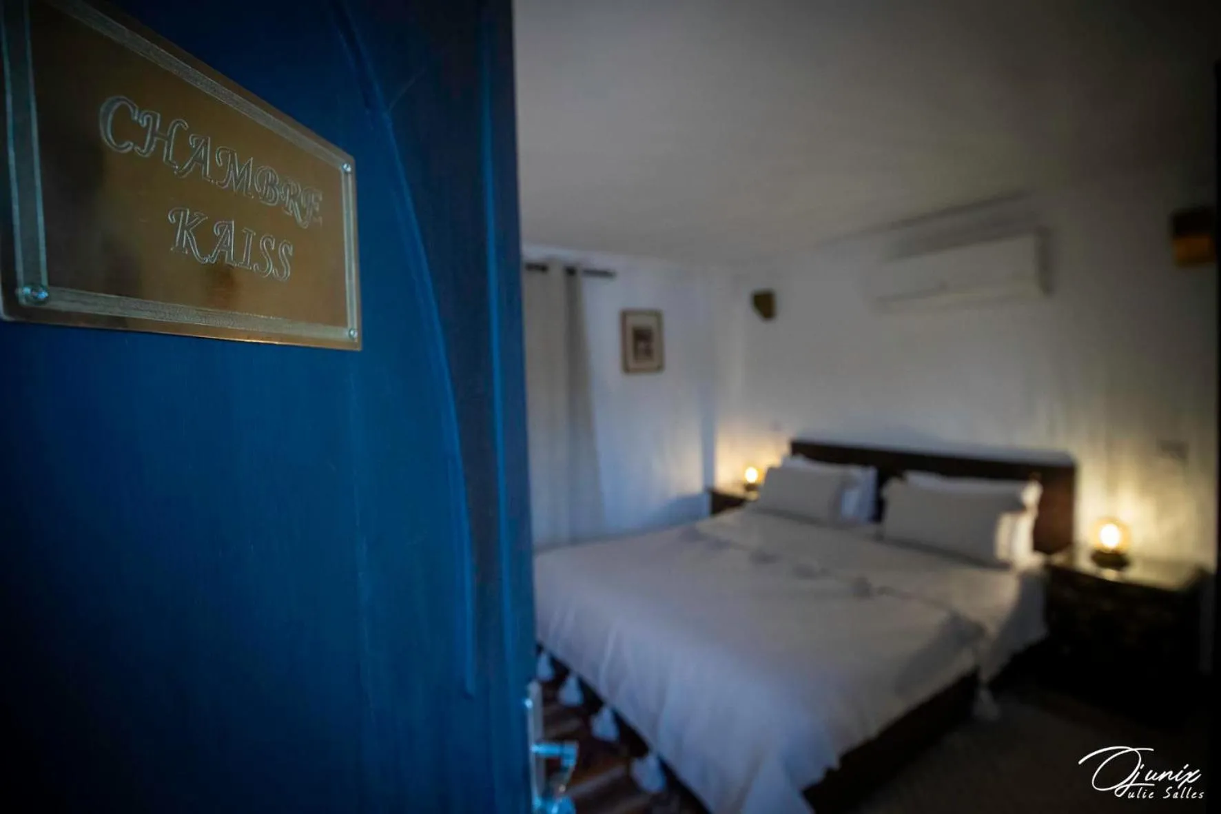 Bed in Riad Zoraida