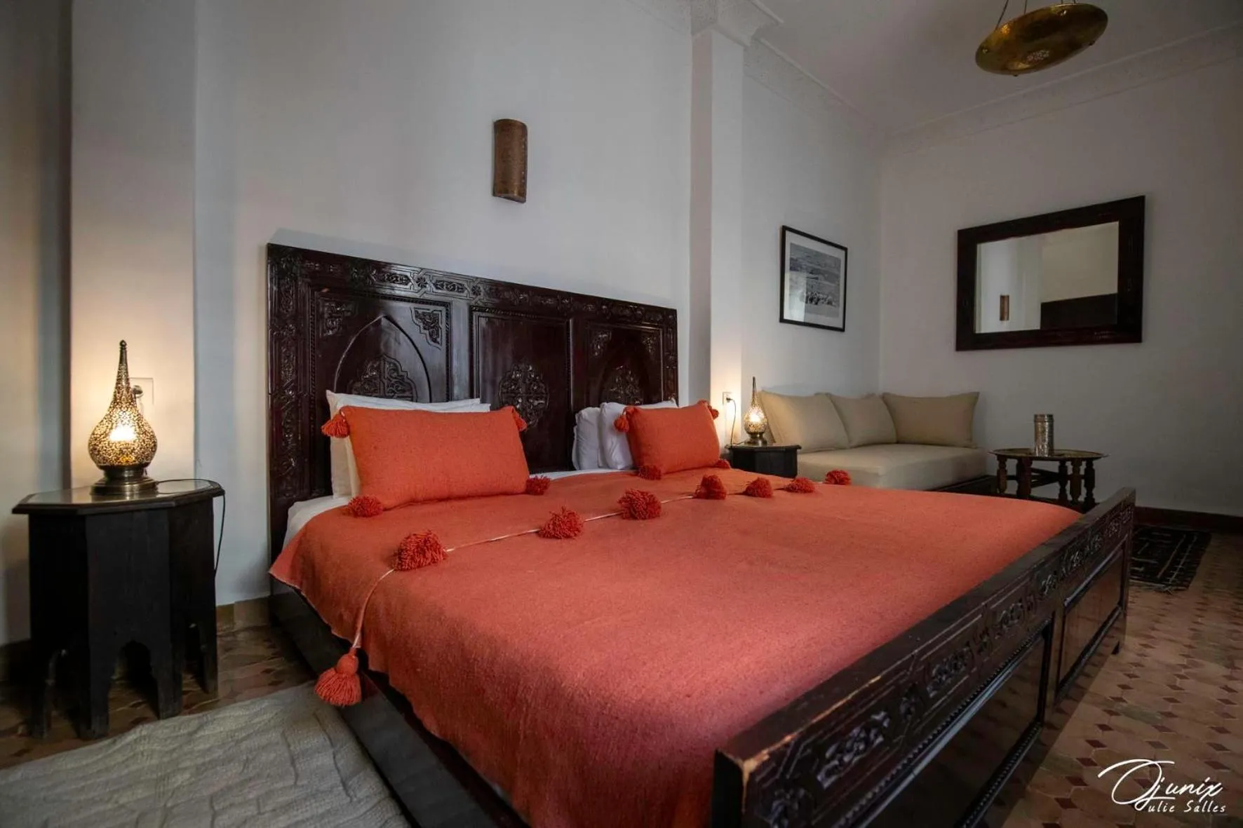 Bedroom, Bed in Riad Zoraida