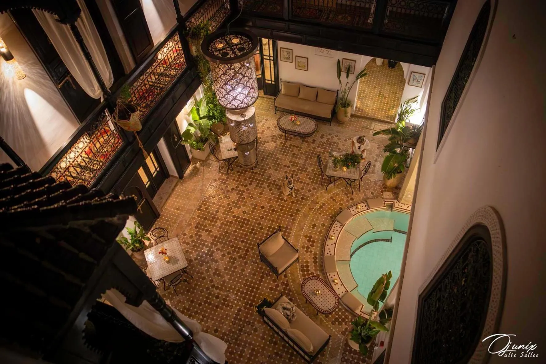 Patio in Riad Zoraida