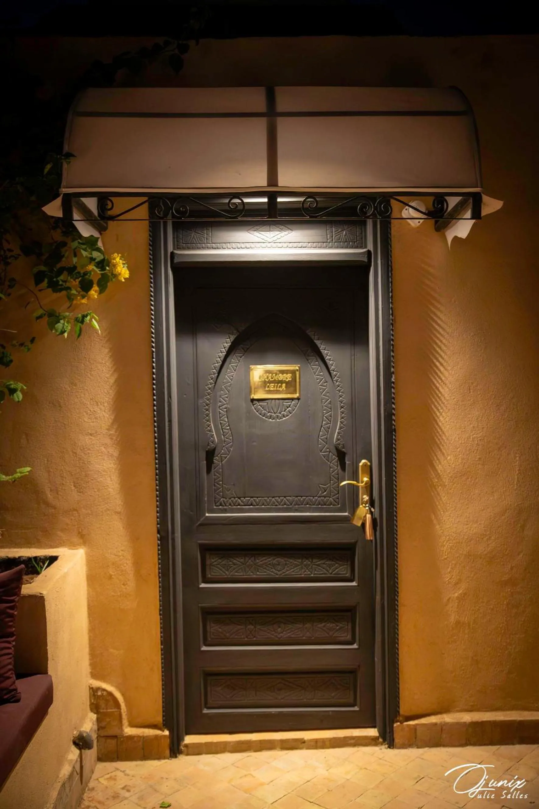 Decorative detail in Riad Zoraida
