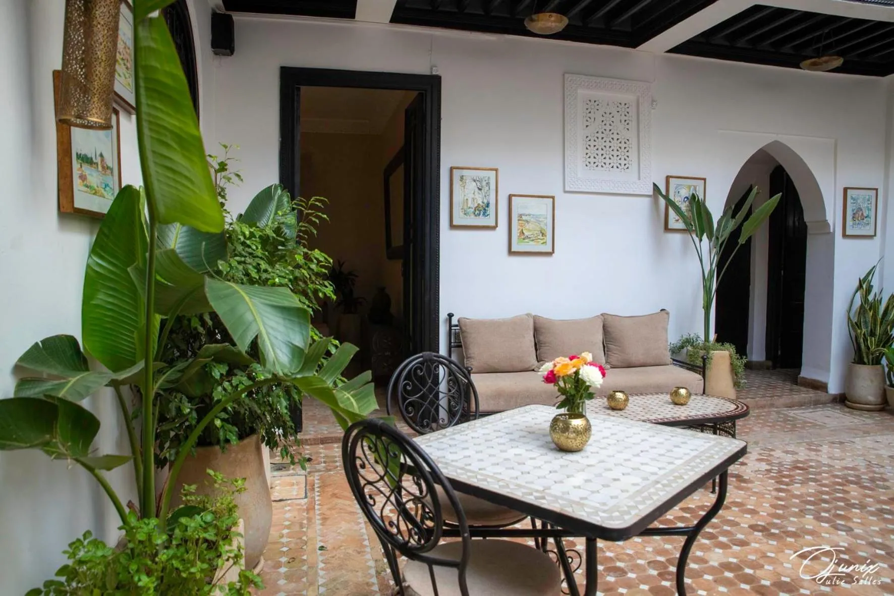 Patio in Riad Zoraida