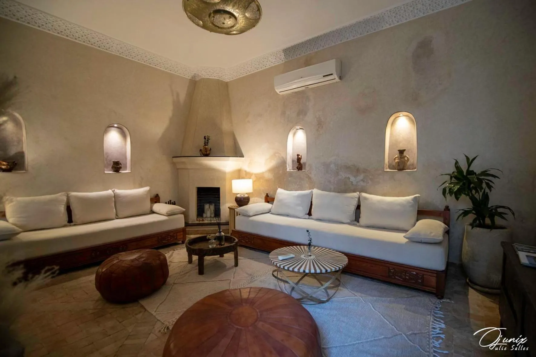 Living room in Riad Zoraida