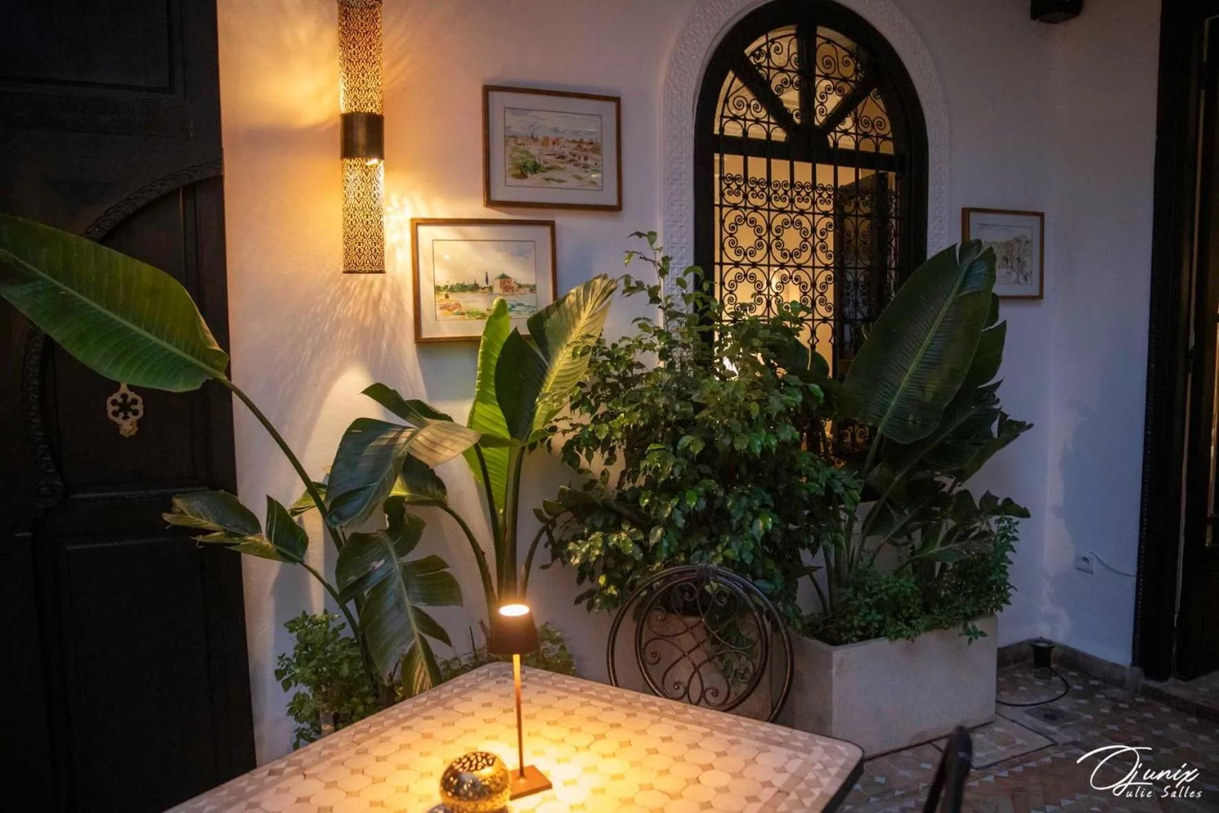 Patio in Riad Zoraida