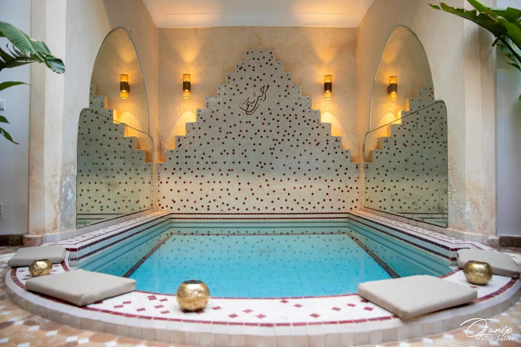 Pool view in Riad Zoraida
