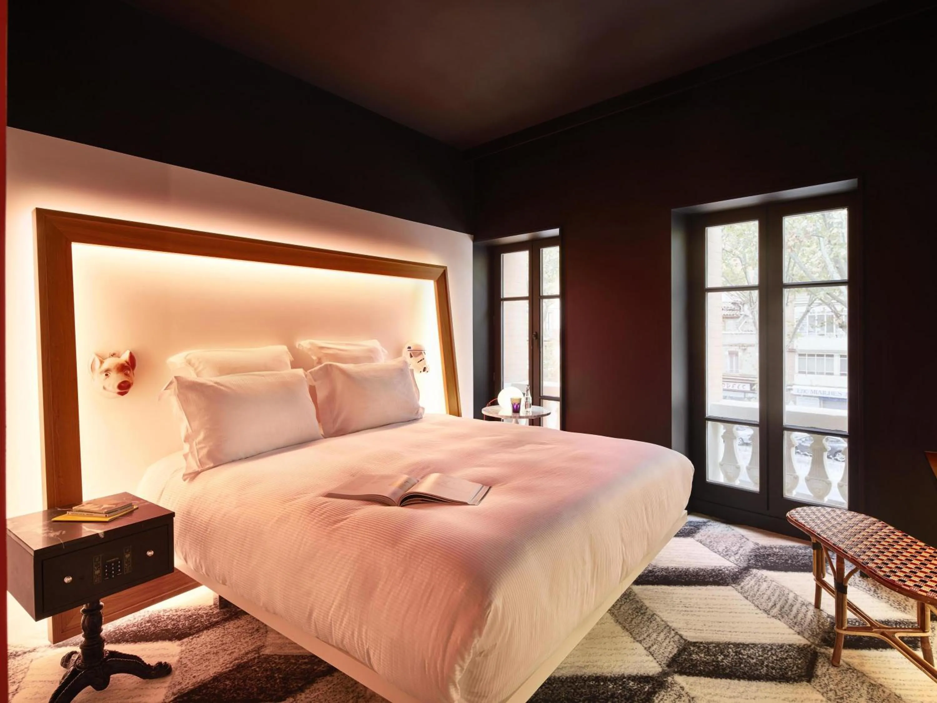 Bedroom, Bed in Mama Shelter Toulouse