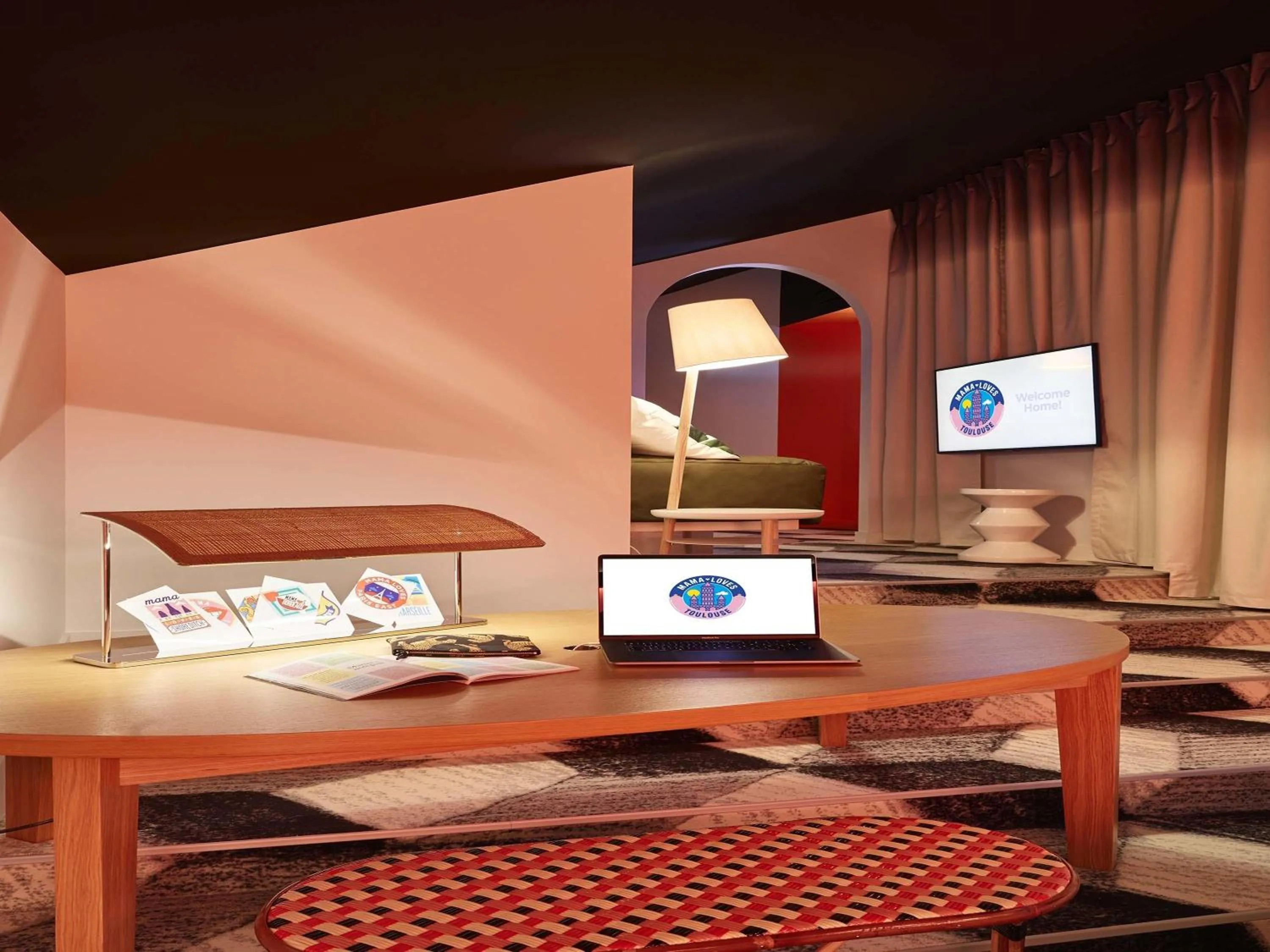 Bedroom, Bed in Mama Shelter Toulouse