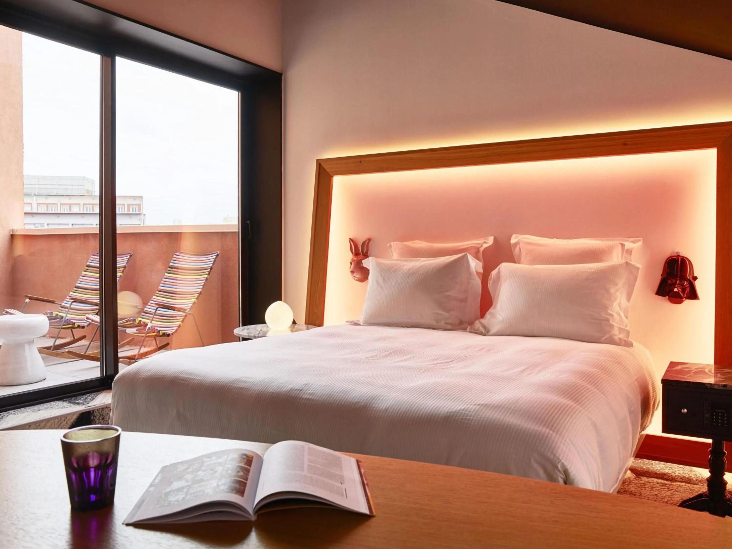 Bedroom, Bed in Mama Shelter Toulouse