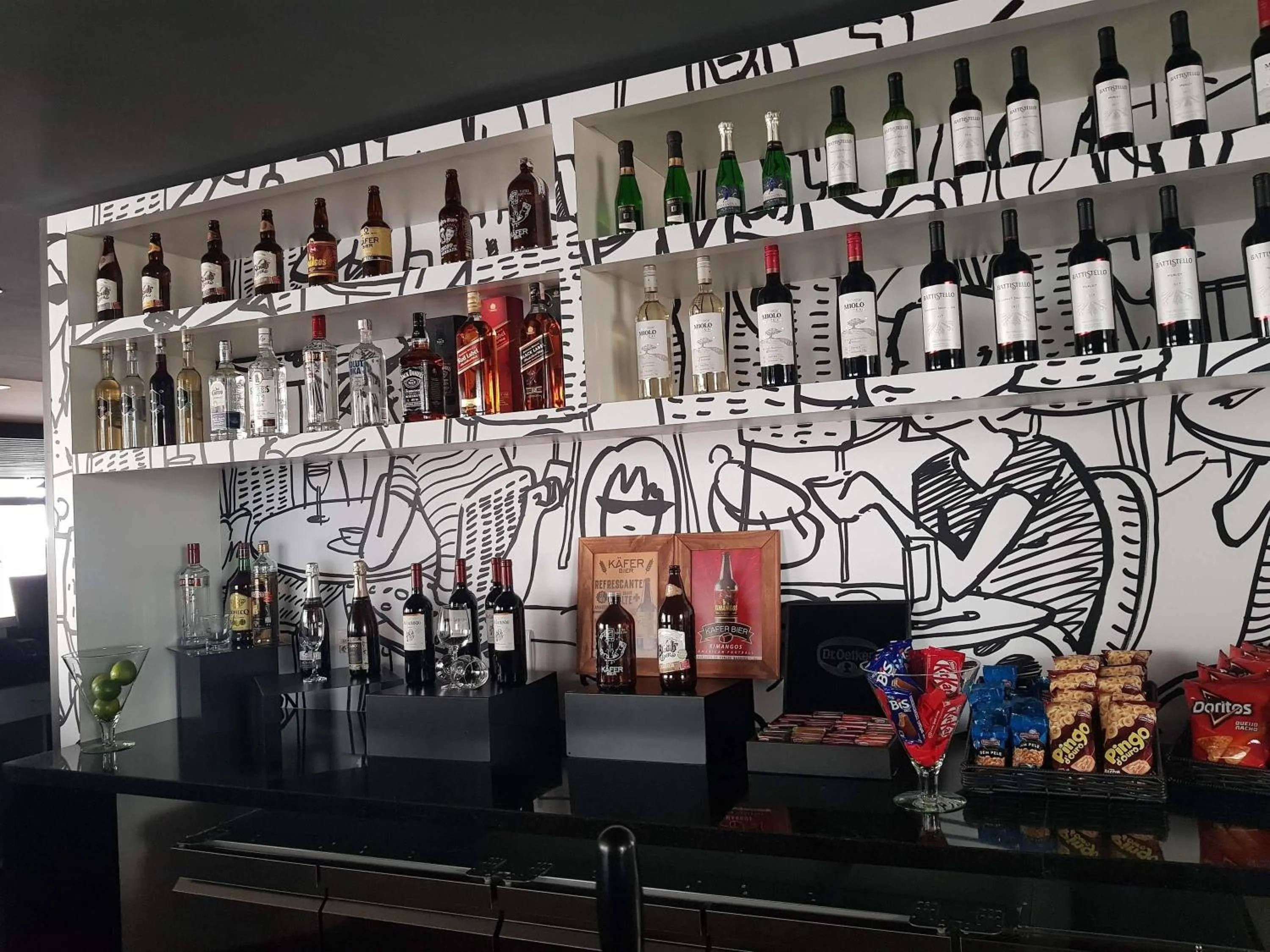 Lounge or bar in ibis Carlos Barbosa