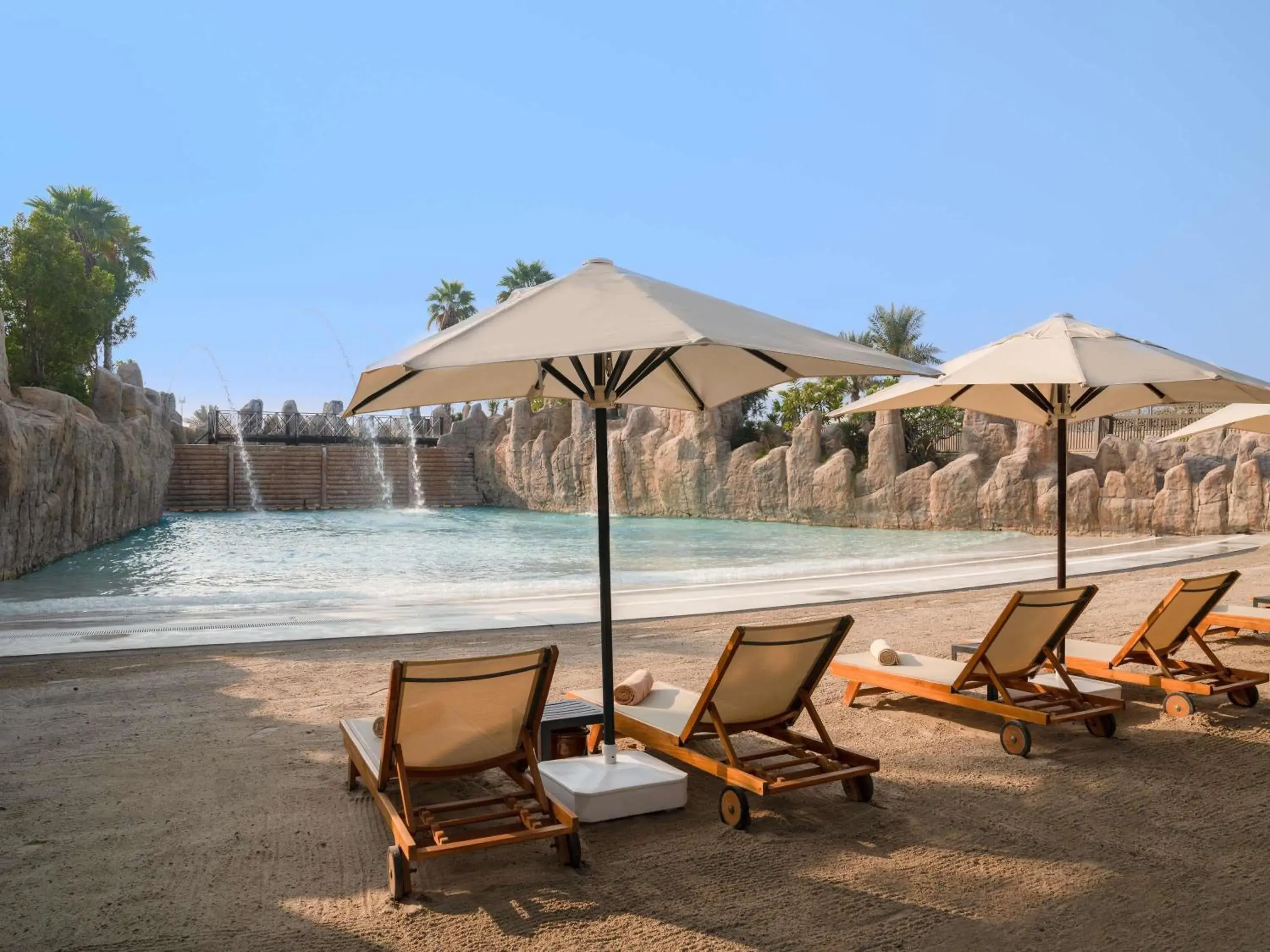 Pool view in Rixos Premium Saadiyat Island - All Inclusive Pool view in Rixos Premium Saadiyat Island - All Inclusive