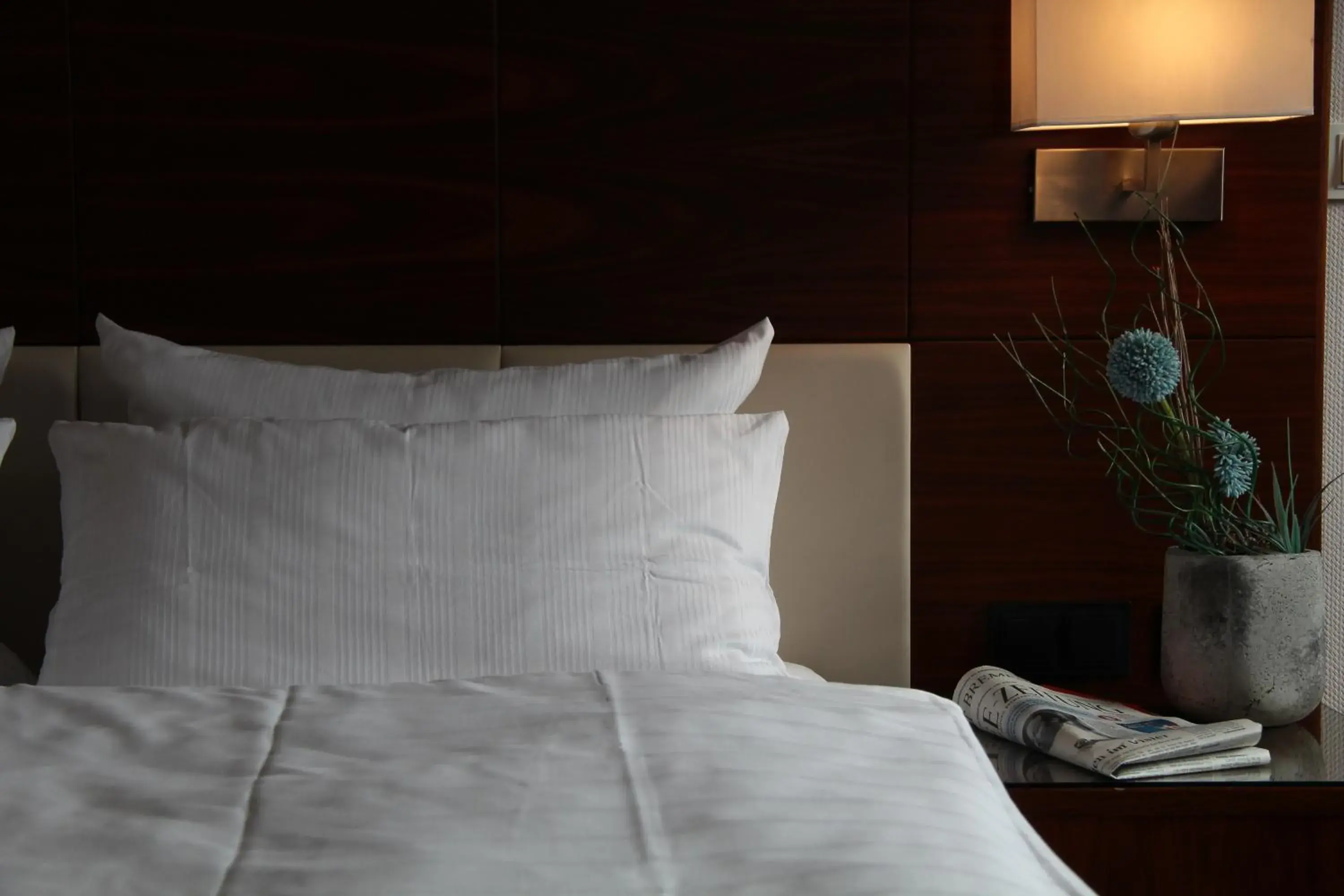 Decorative detail, Bed in Adena Hotel Decorative detail, Bed in Adena Hotel