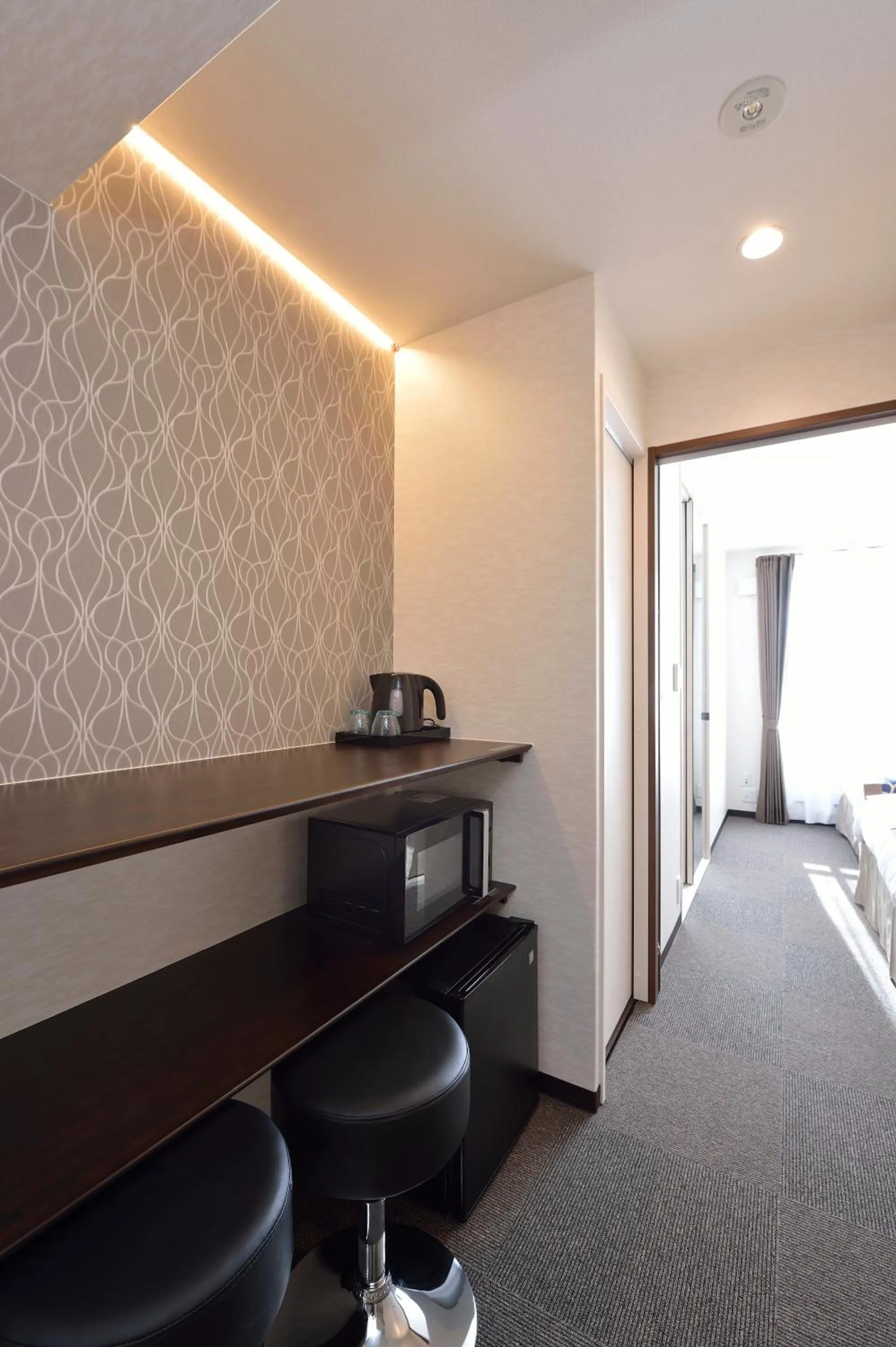 Dining area in UU Inn Kyoto