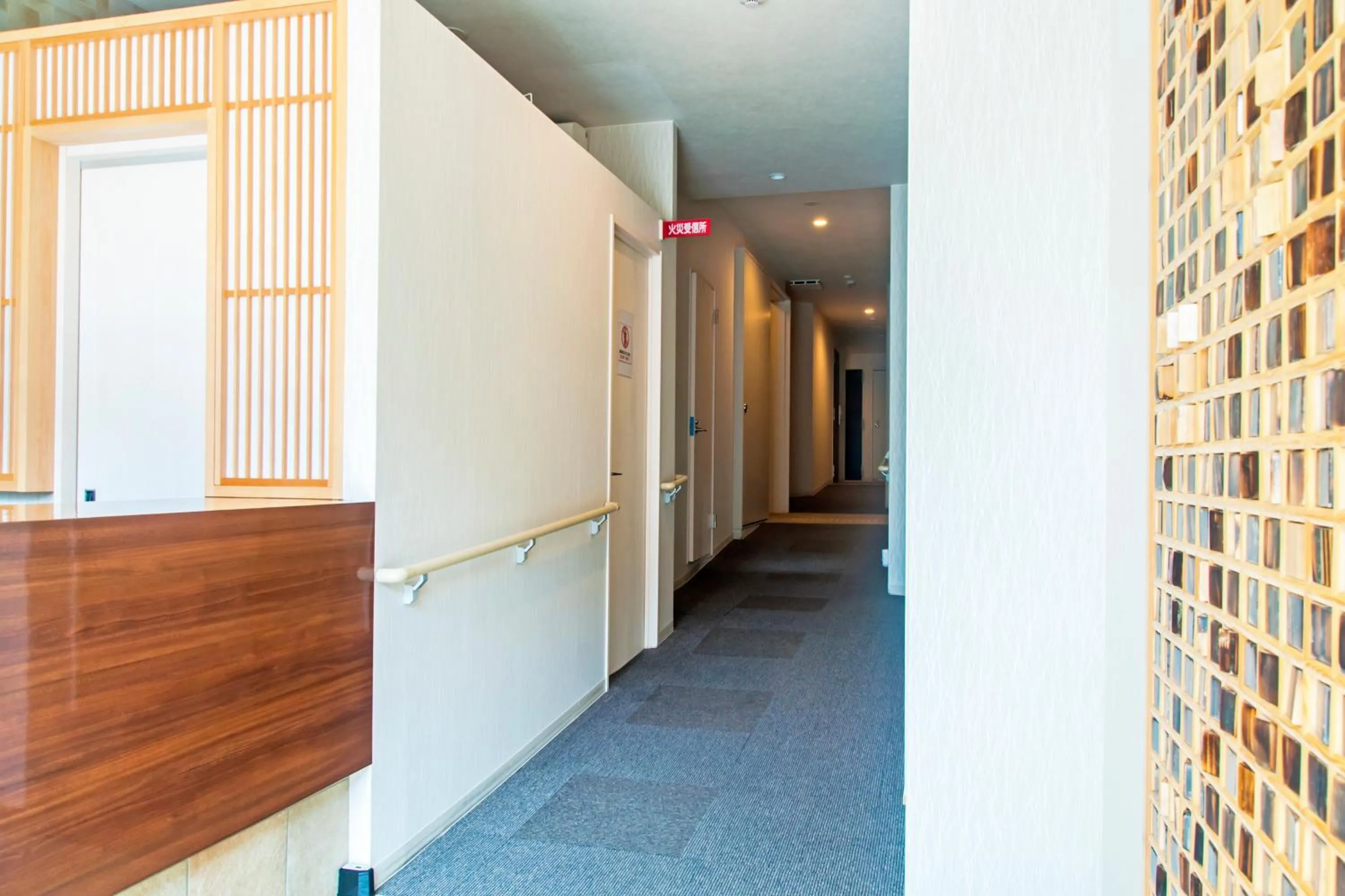 Lobby or reception in UU Inn Kyoto