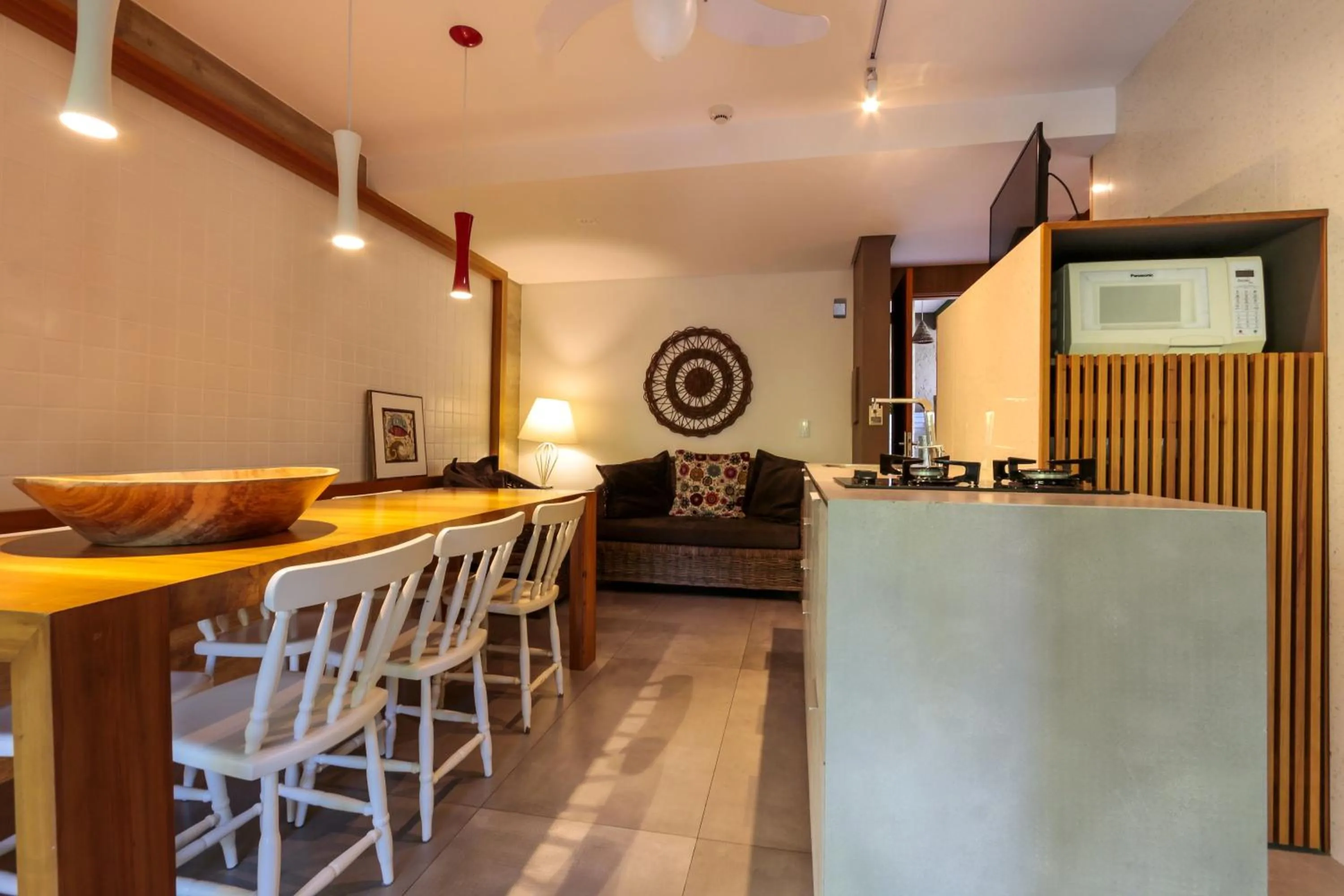 Kitchen or kitchenette in Pousada Vila do Bosque