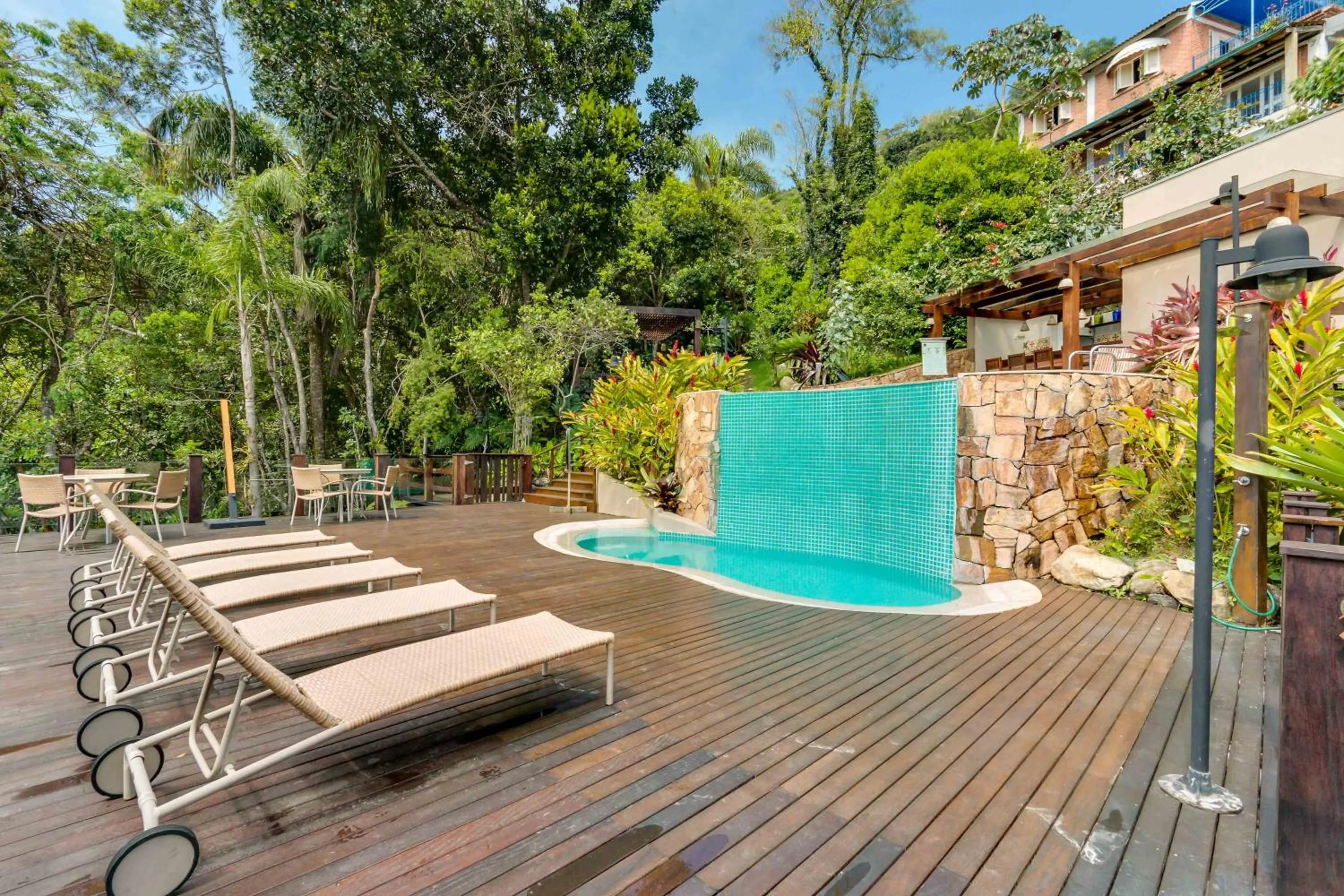 Natural landscape in Pousada Vila do Bosque