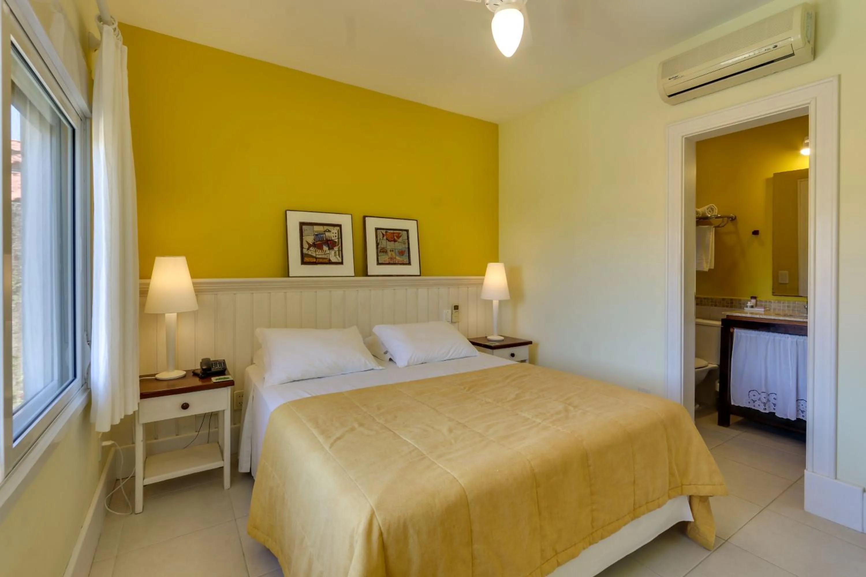 Bed in Pousada Vila do Bosque