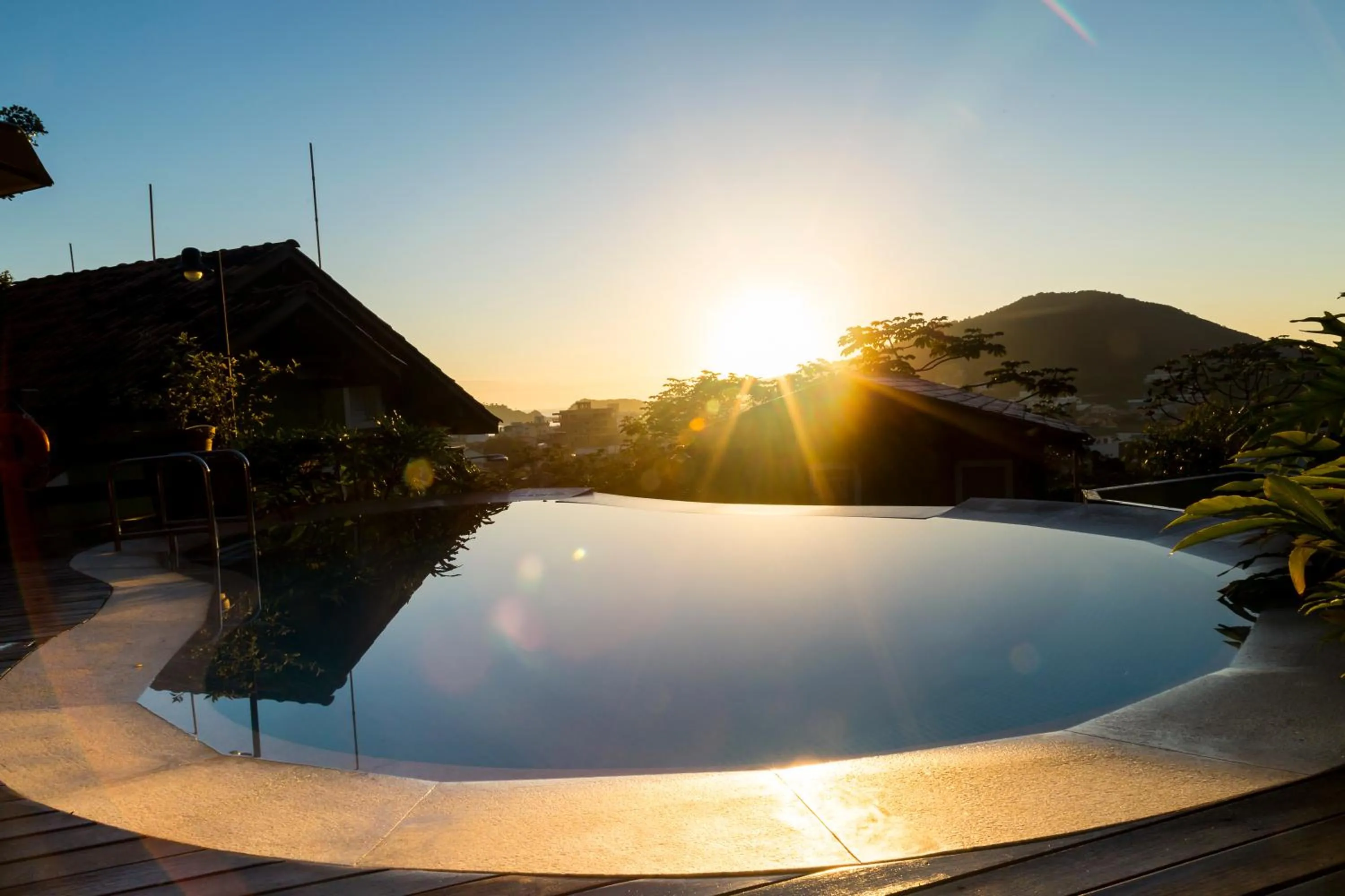Swimming pool in Pousada Vila do Bosque