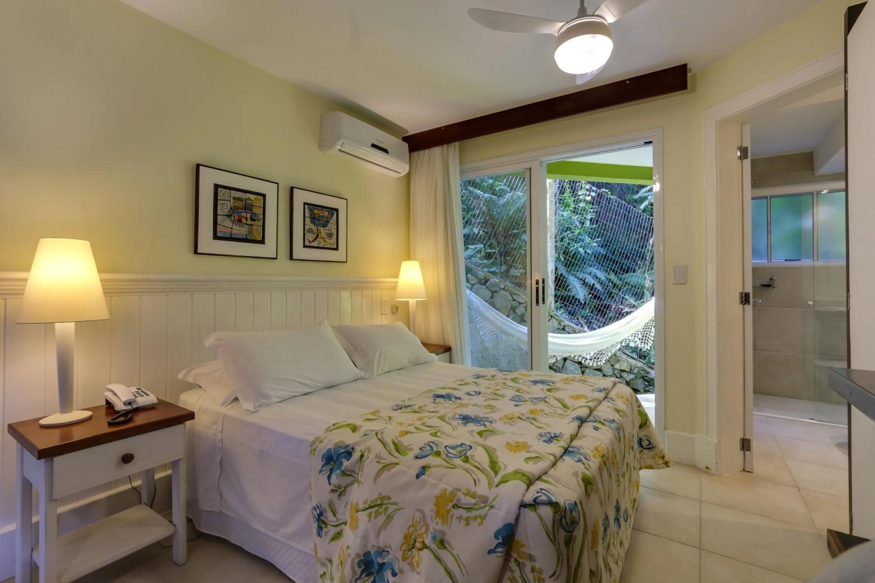 Bed in Pousada Vila do Bosque