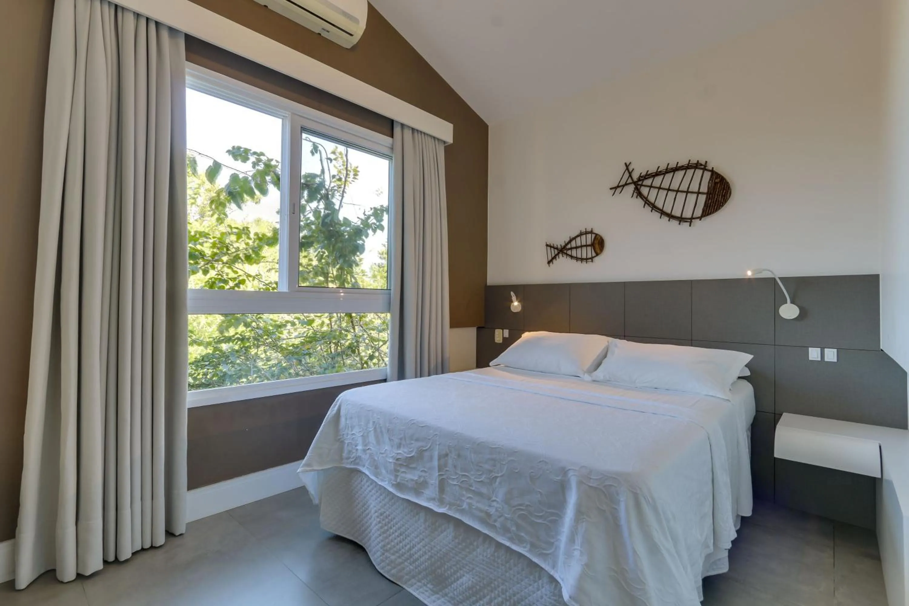 Bed in Pousada Vila do Bosque