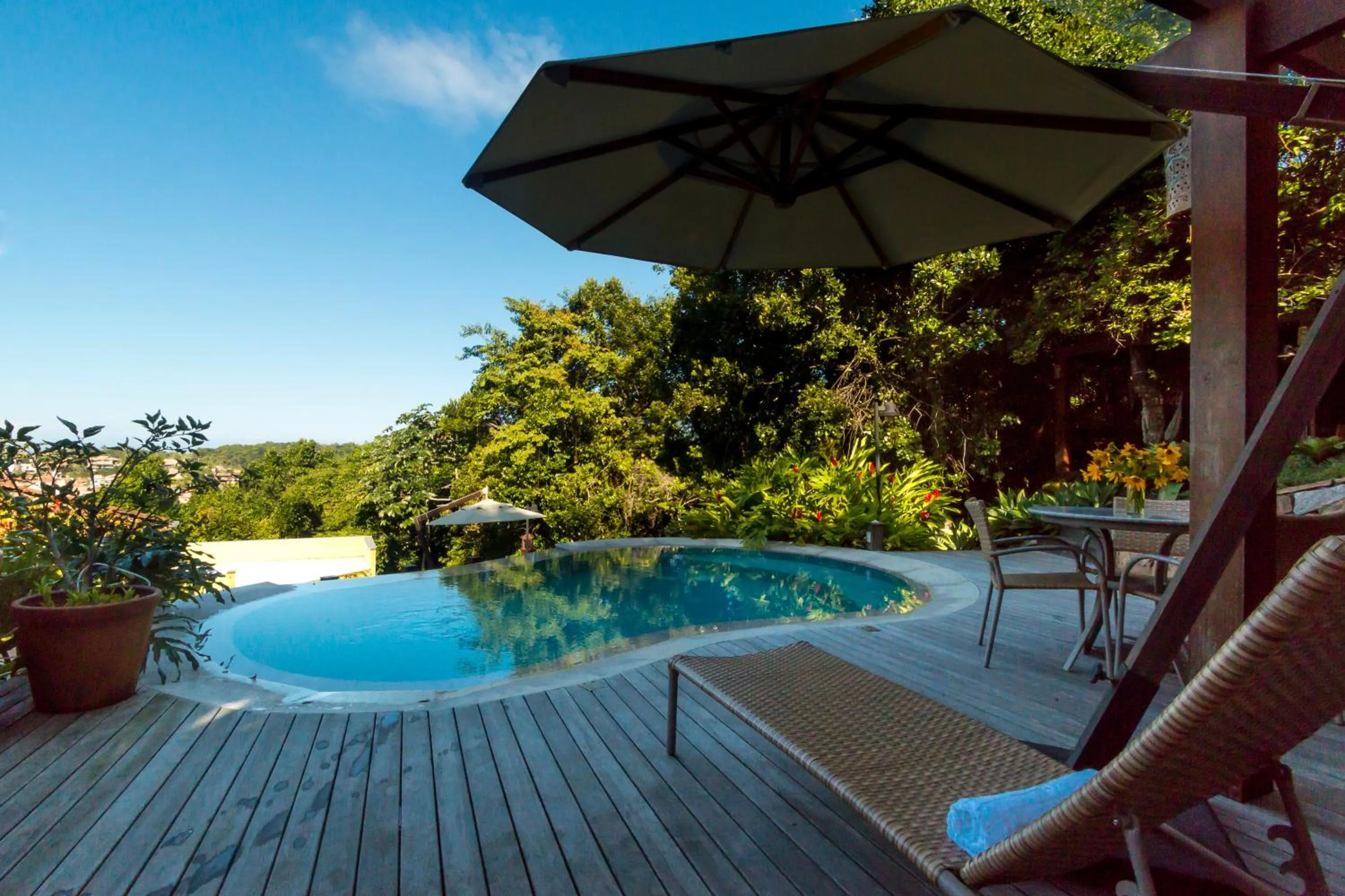 Swimming pool in Pousada Vila do Bosque
