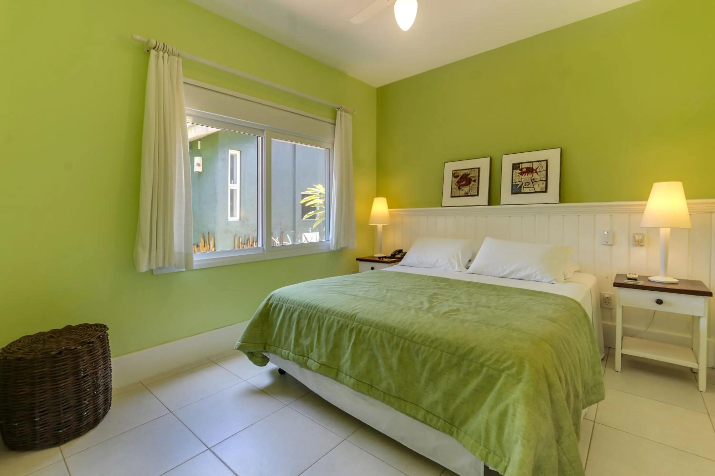 Bed in Pousada Vila do Bosque