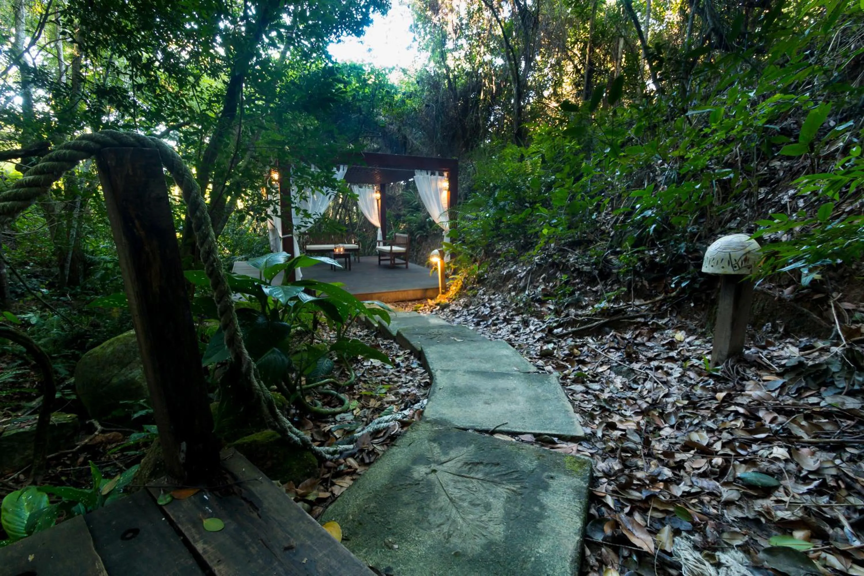 Garden in Pousada Vila do Bosque