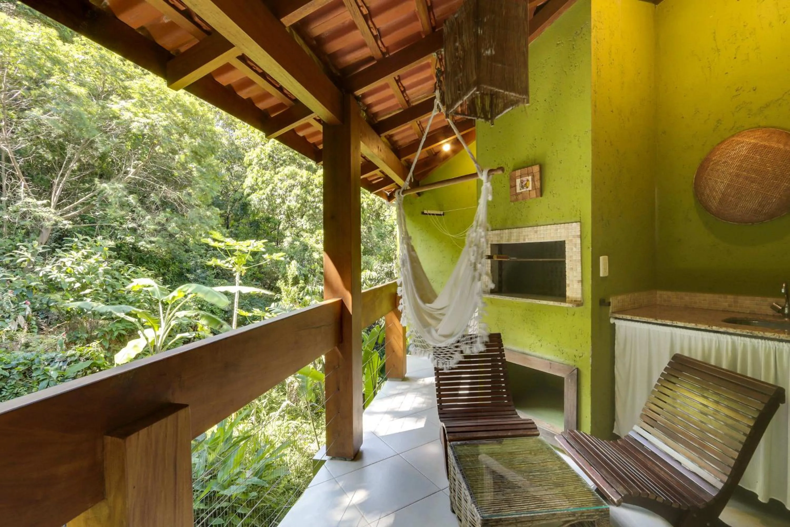 BBQ facilities in Pousada Vila do Bosque