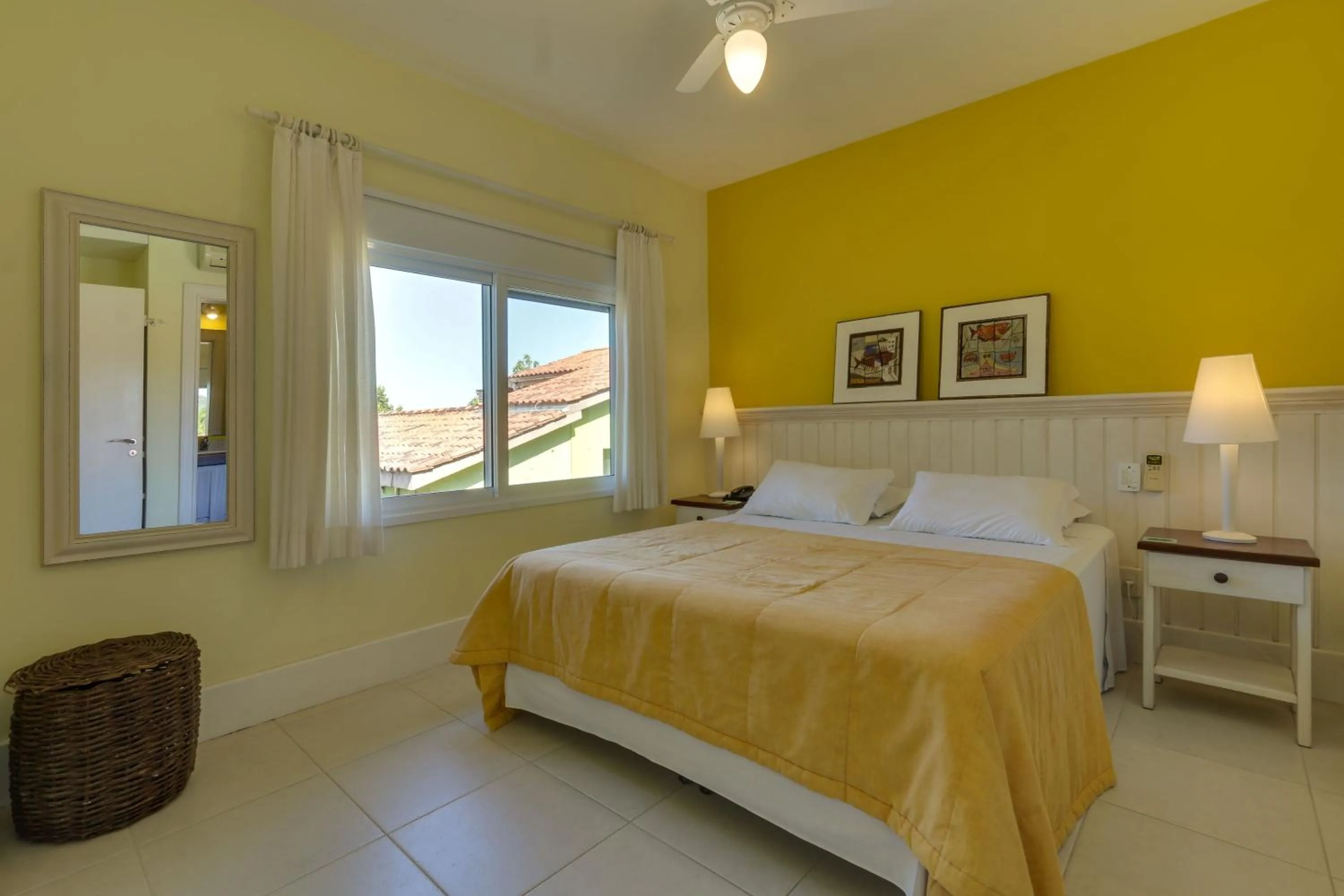 Bed in Pousada Vila do Bosque