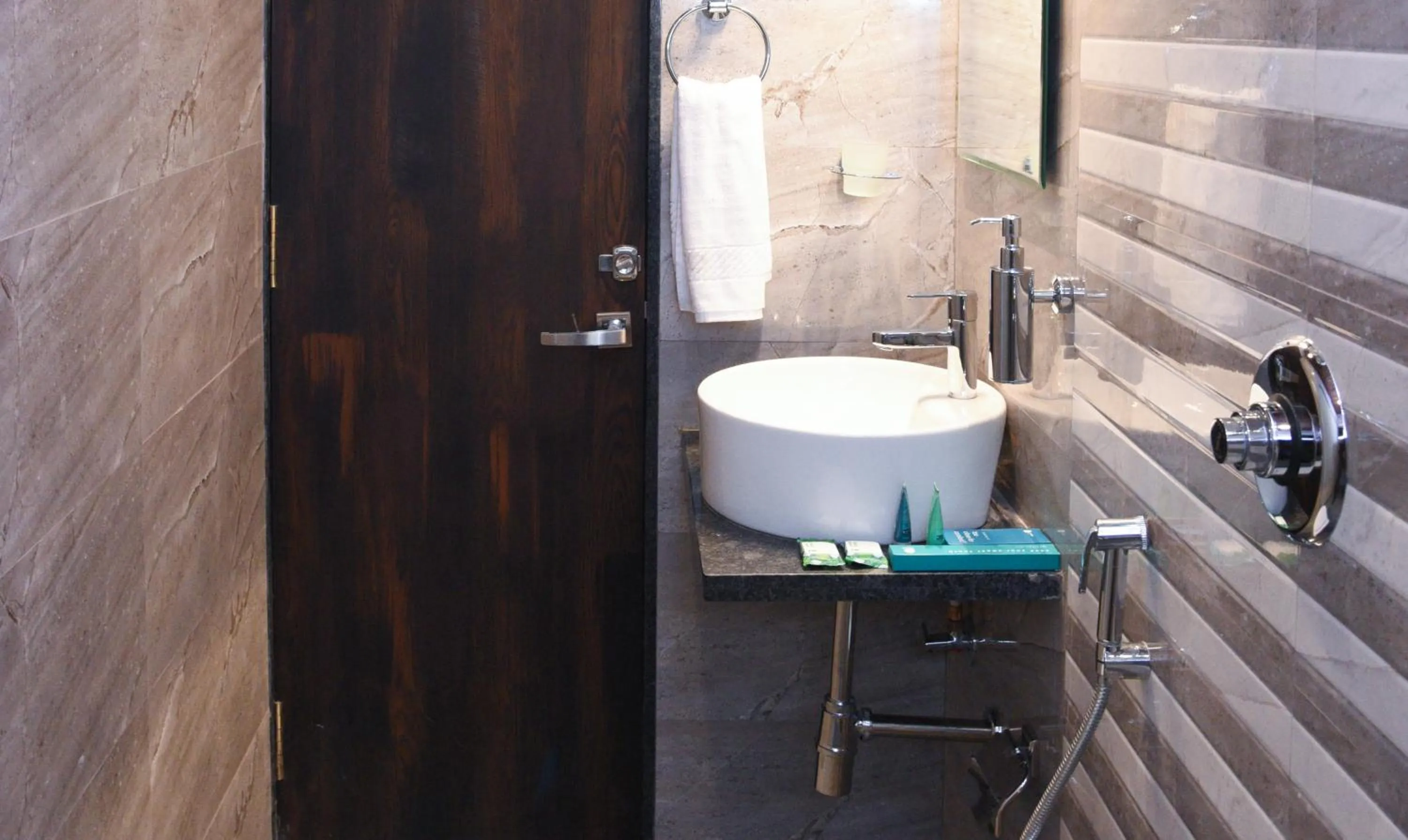 Bathroom in Treebo Malhaar Regency