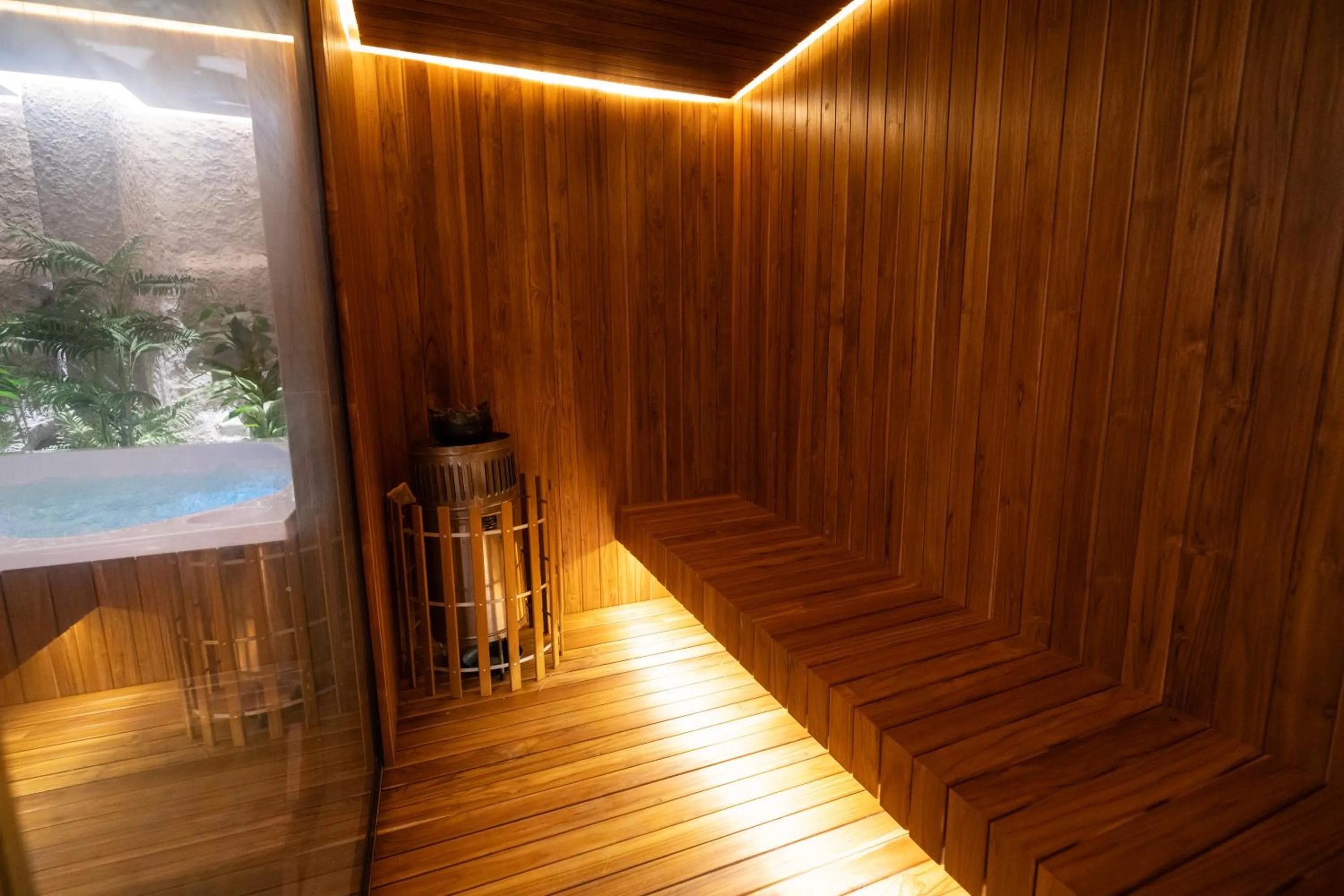 Sauna in Zi One Luxury Hotel